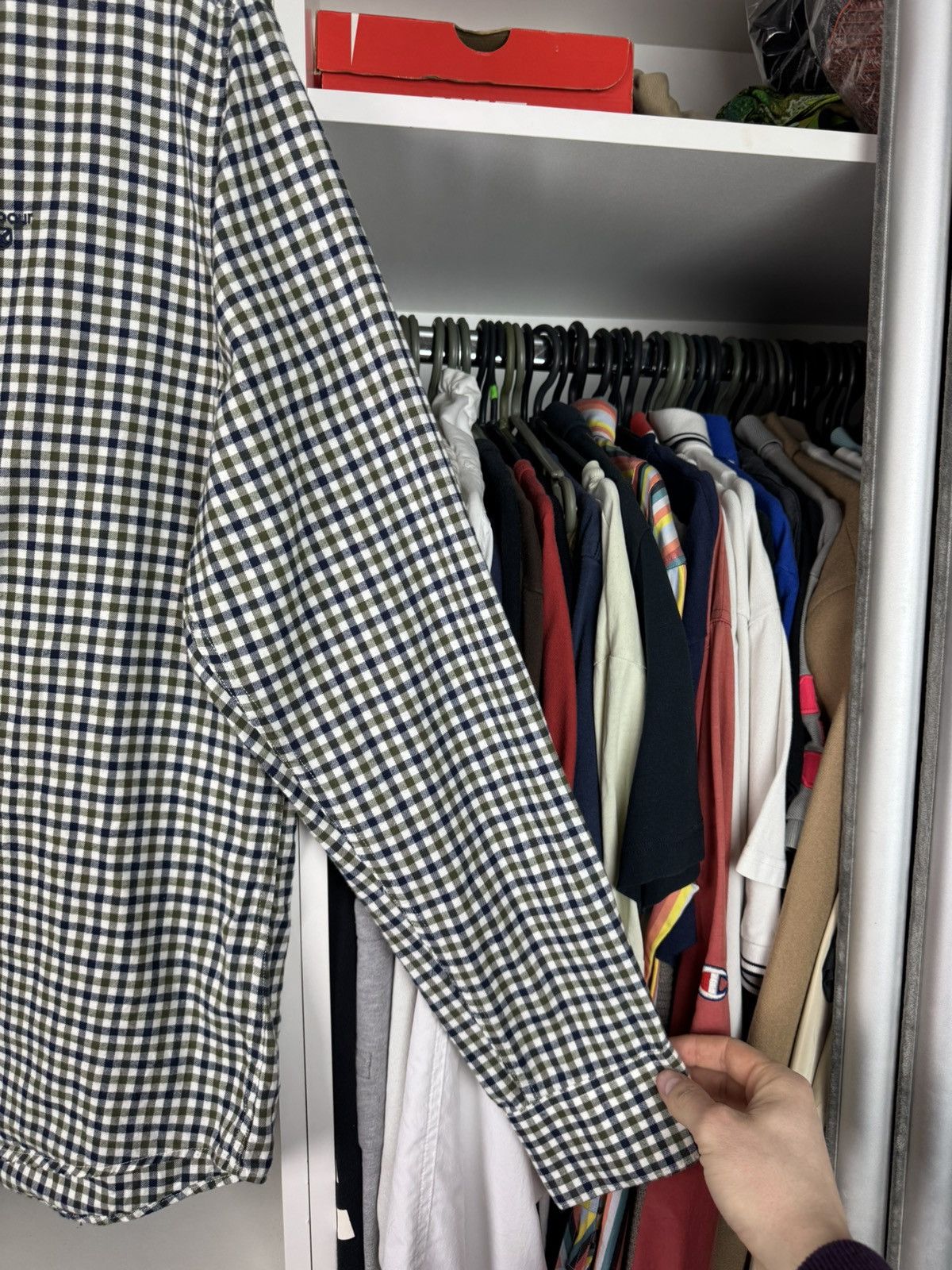 Barbour Barbour Finkle Tailored Gingham Shirt Mens Size US M / EU 48-50 / 2 - 16 Thumbnail