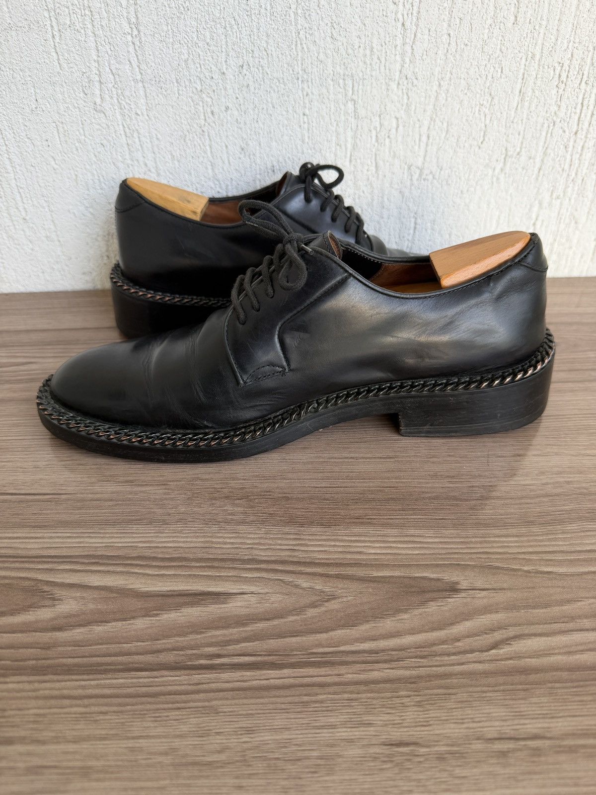 Raf Simons 🕷️ss12 chain derby Size US 9 / EU 42 - 16 Thumbnail