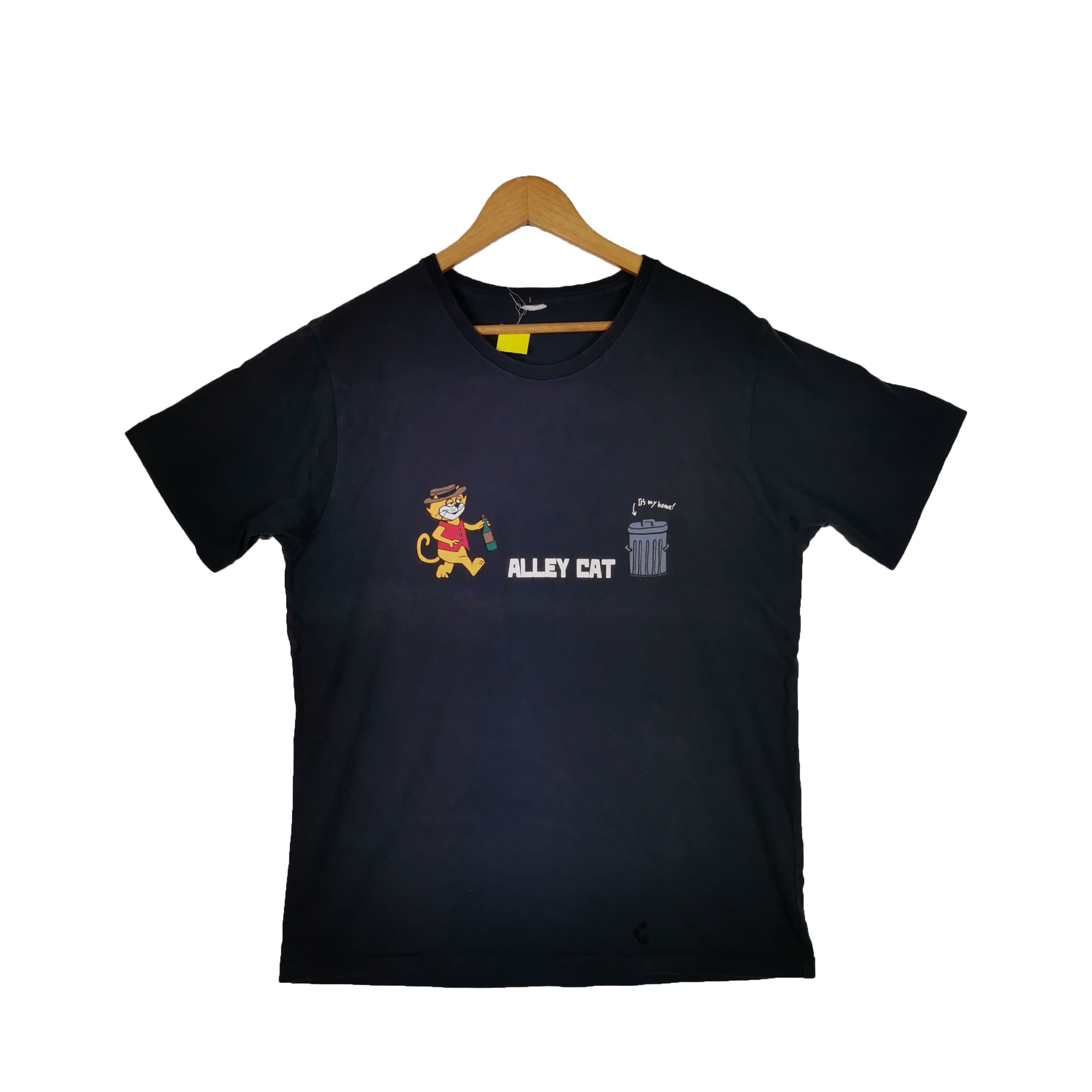 Vintage Vintage 90s Alley Cats T-shirt Throw Rubish Crewneck Tees Size US M / EU 48-50 / 2 - 1 Thumbnail