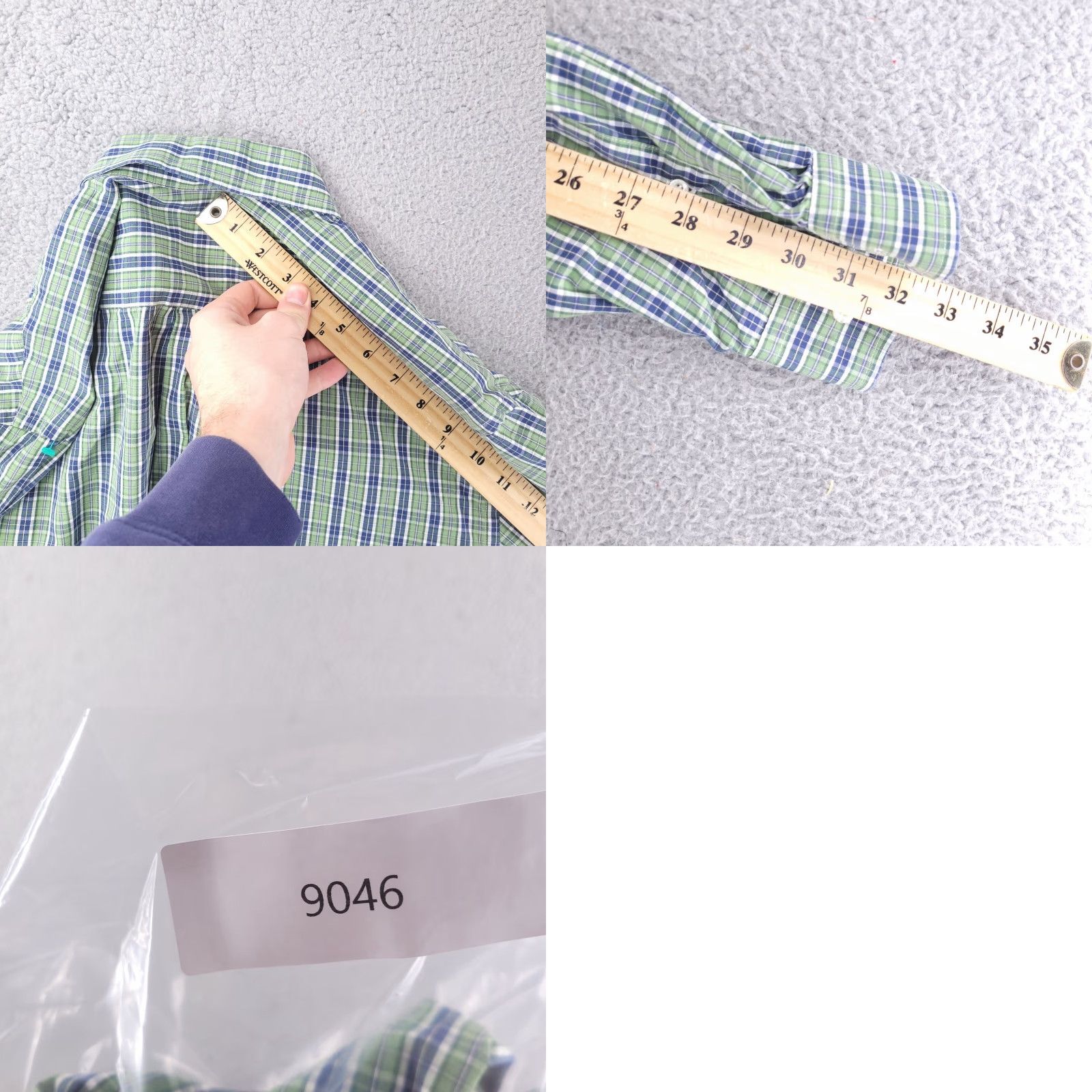 Vineyard Vines Vineyard Vines Shirt Mens Small Green Long Sleeve Check Whale Size US S / EU 44-46 / 1 - 8 Thumbnail