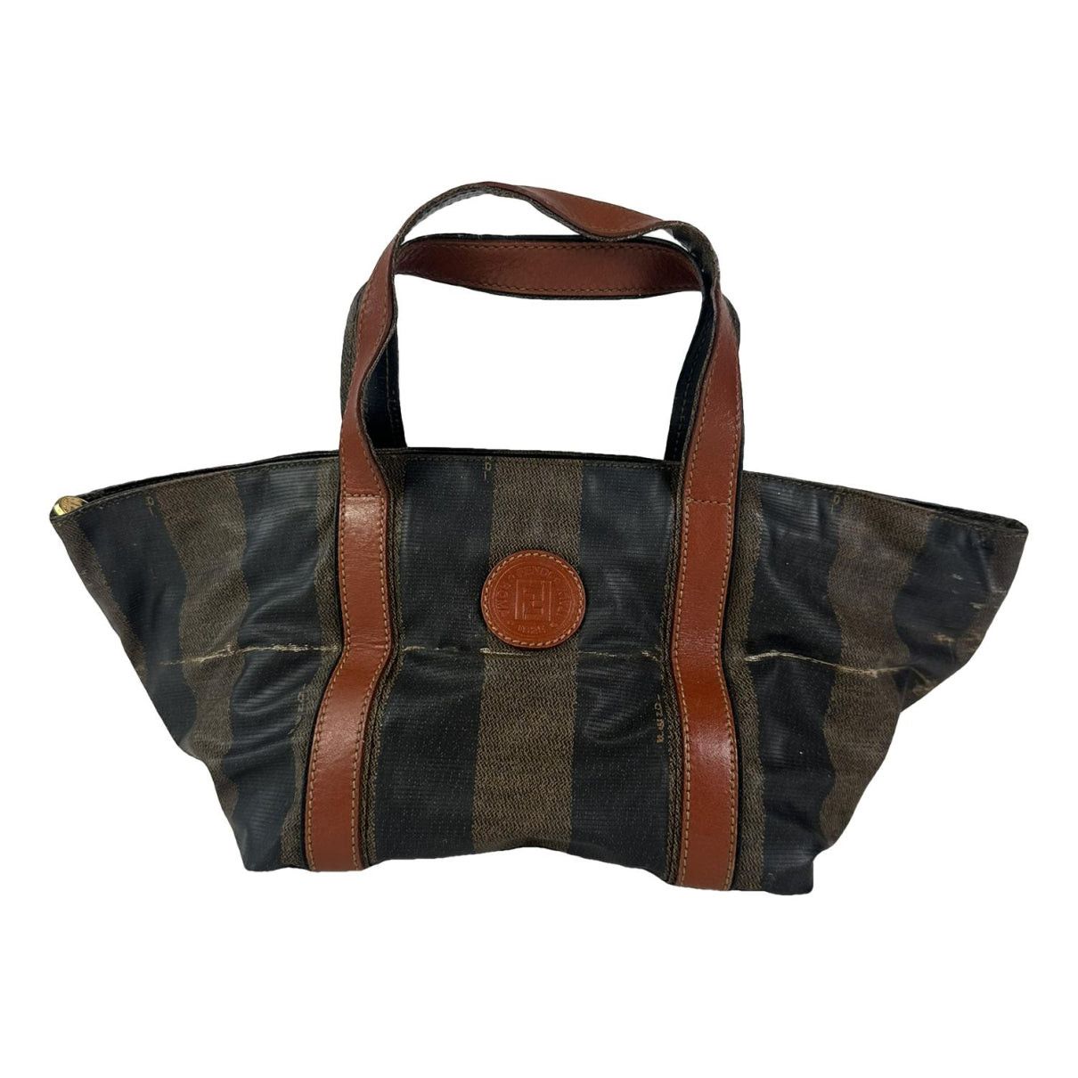 Fendi Baguette Brown Leather Handbag Size ONE SIZE - 1 Thumbnail