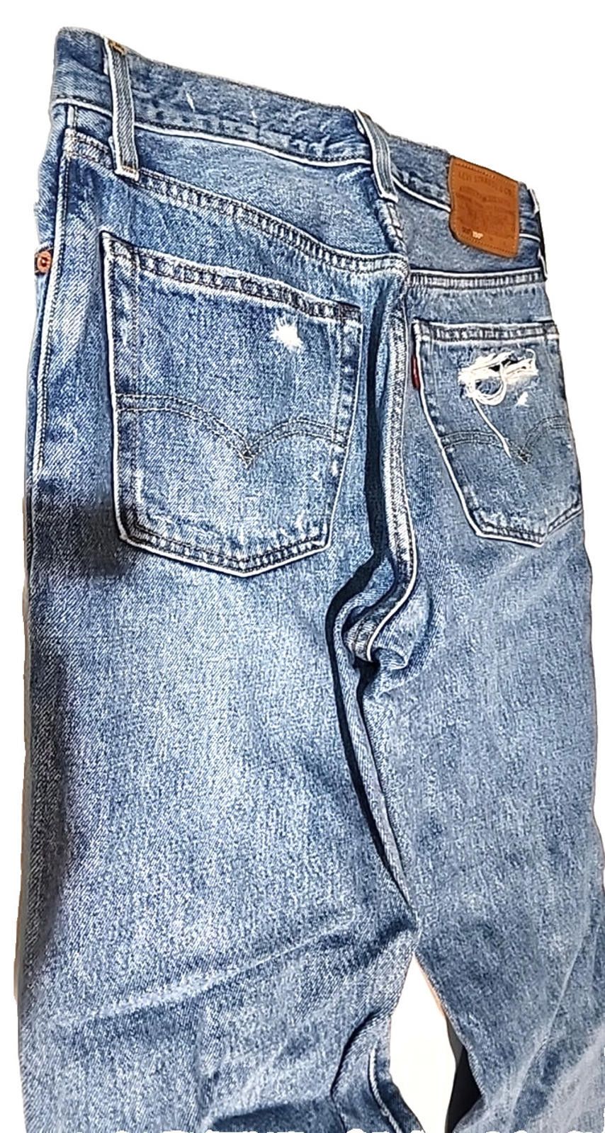 Levi's Levi’s 501 150th Anniversary Distressed Blue Jeans 28x32 Size US 28 / EU 44 - 4 Thumbnail