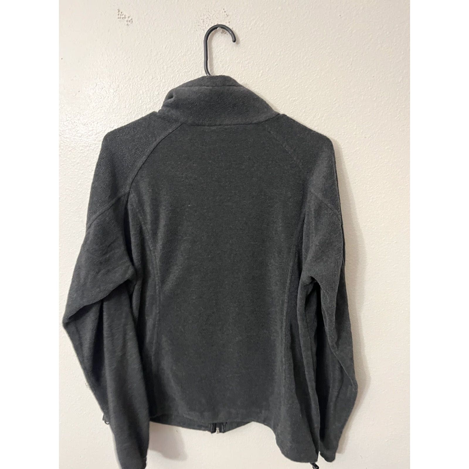 Vintage Columbia Fleece Sweater Full Zip Womens Size XL Mock Neck Charcoal Gray Size XL / US 12-14 / IT 48-50 - 2 Thumbnail
