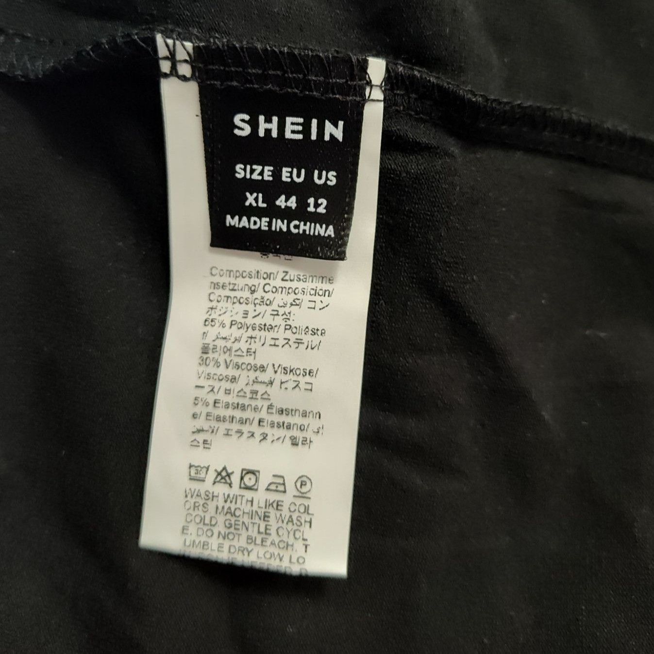 Shein Shein Black Knit Top Women Size XL US 12 L Sleeveless Size L / US 10 / IT 46 - 6 Thumbnail