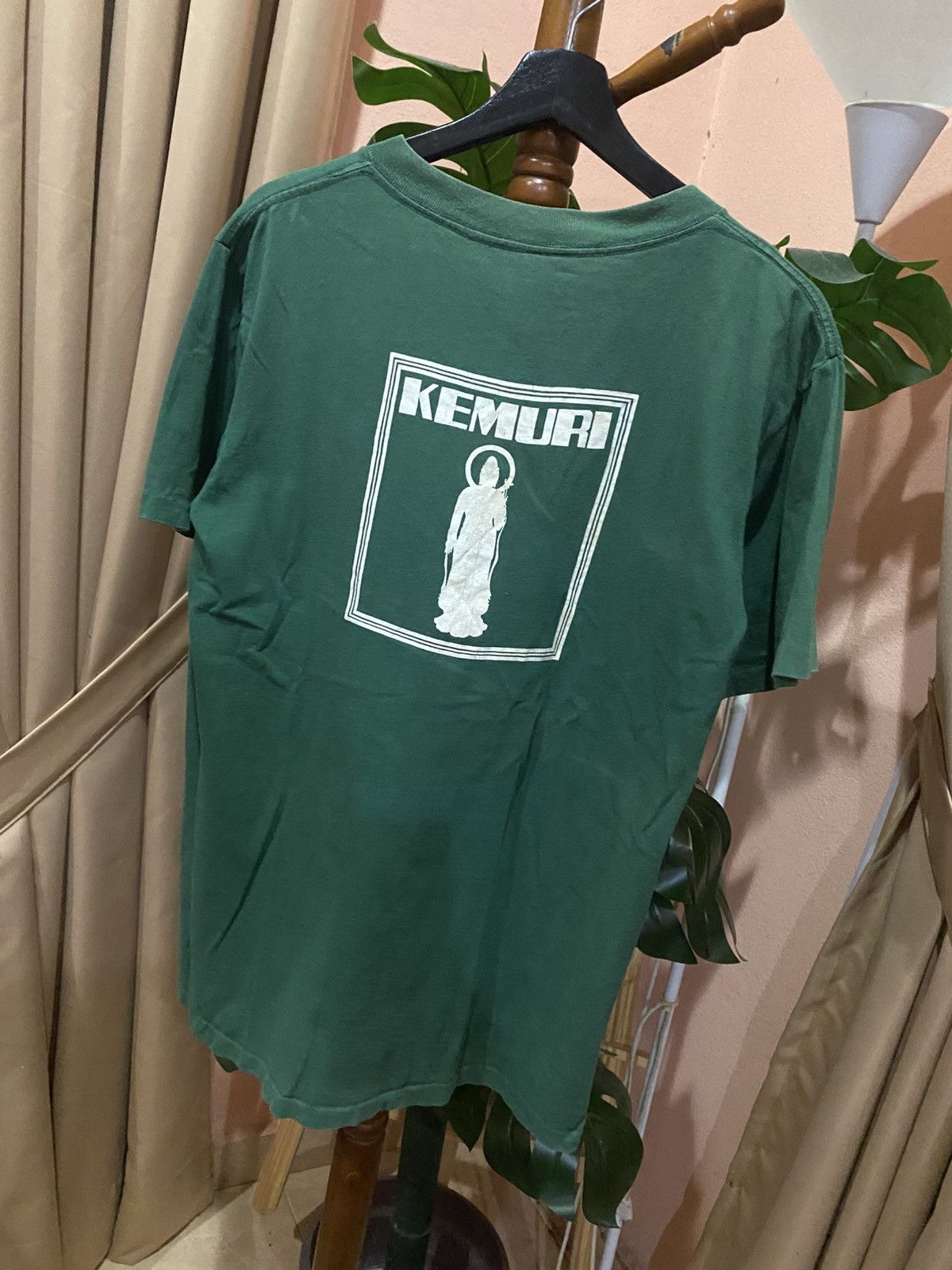Band Tees Vintage Kemuri Ska Punk Graphic Band Tee Green USA Made Size US M / EU 48-50 / 2 - 8 Thumbnail