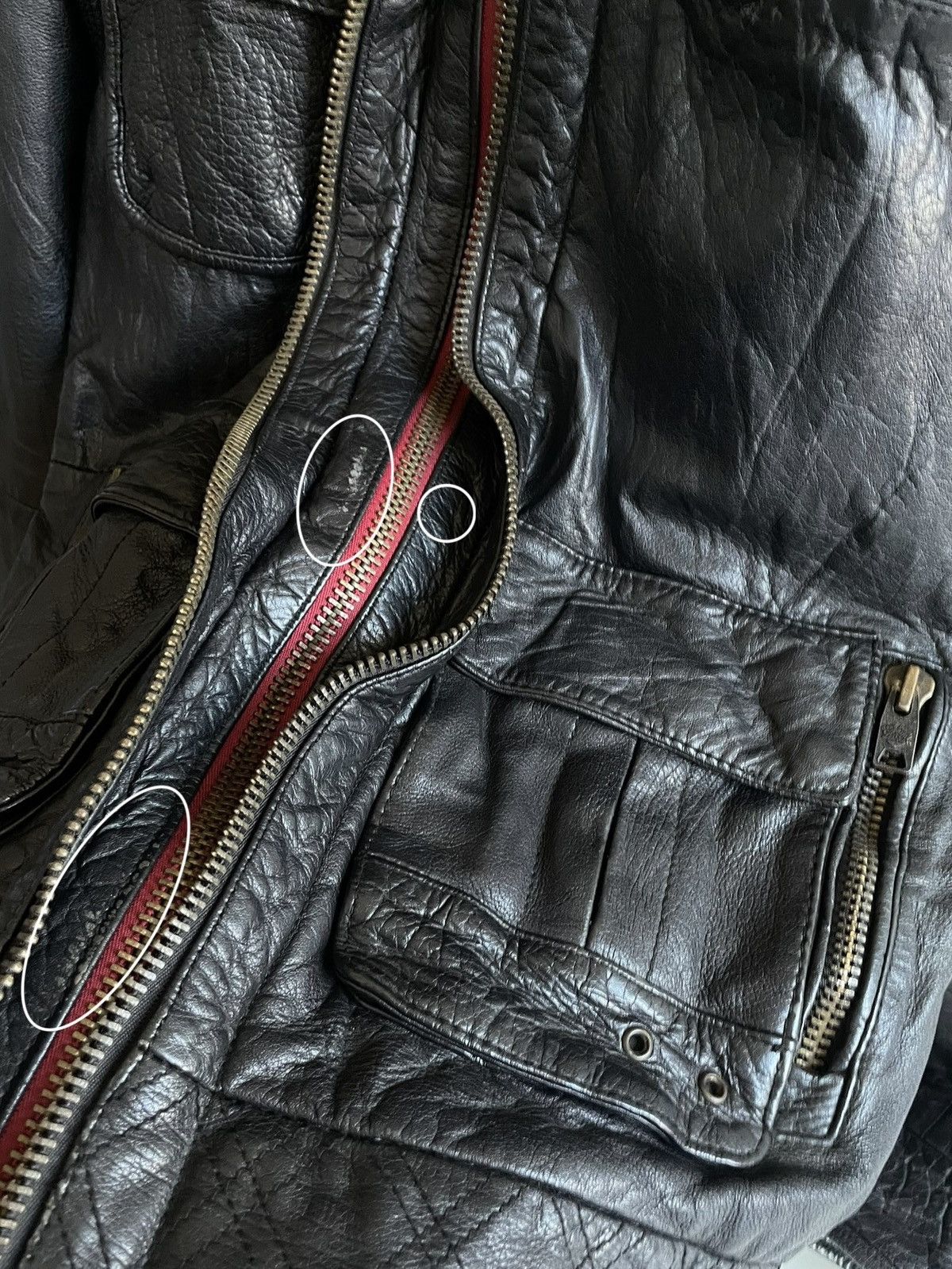 Superdry Superheavyweight Leather; Motorbike & Engineering Insp. Jack Size US L / EU 52-54 / 3 - 14 Thumbnail