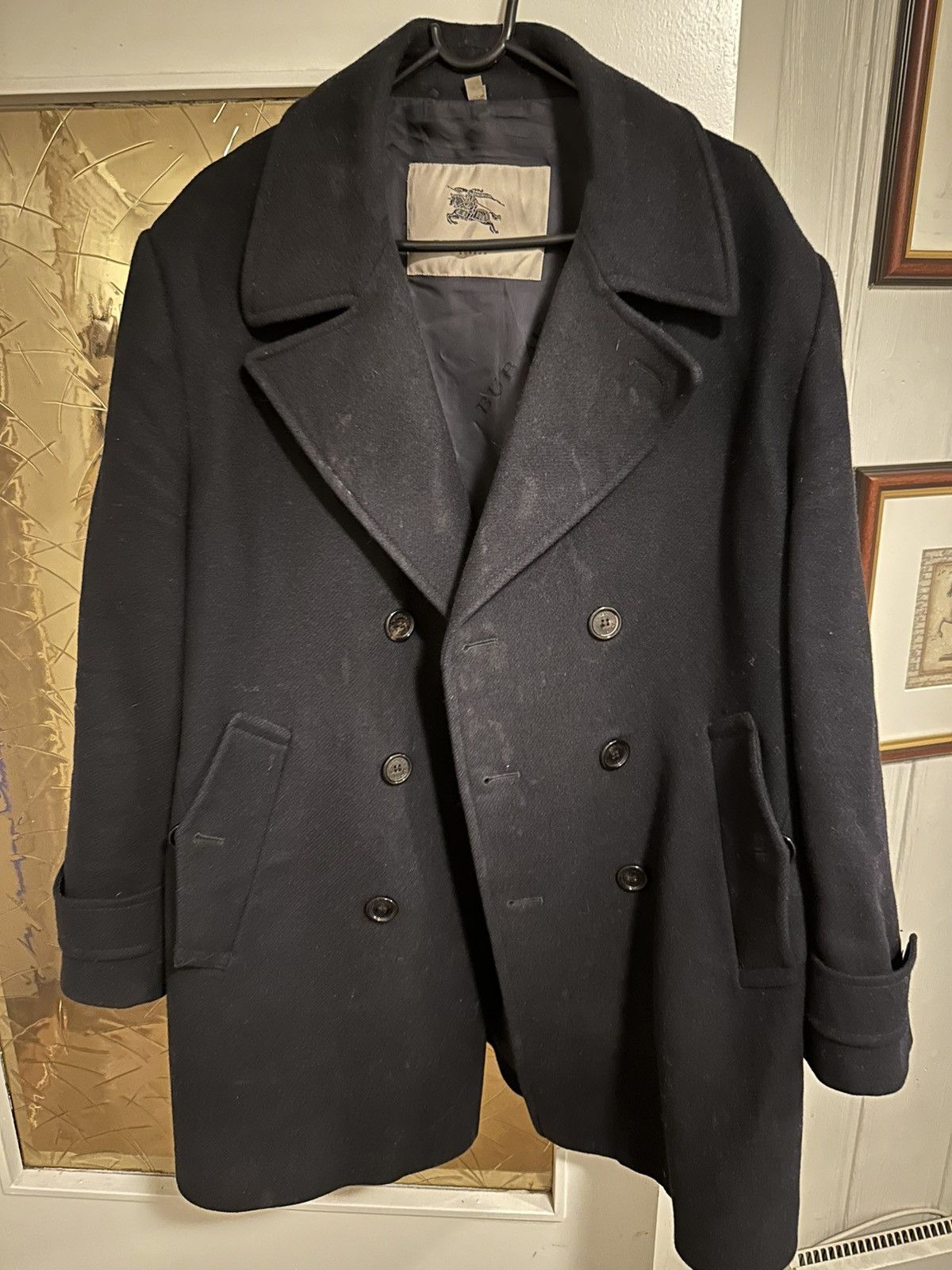 Burberry Burberry Vintage Peacoat Size US XL / EU 56 / 4 - 1 Thumbnail
