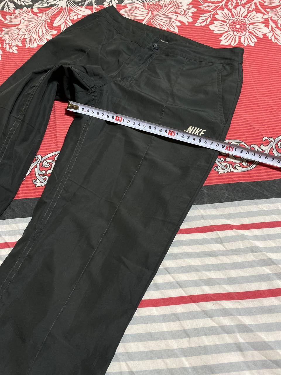 Nike × Vintage Vintage Nike Baggy Track Pants Y2K Drill Sweatpants USA 90s Size US 30 / EU 46 - 25 Thumbnail