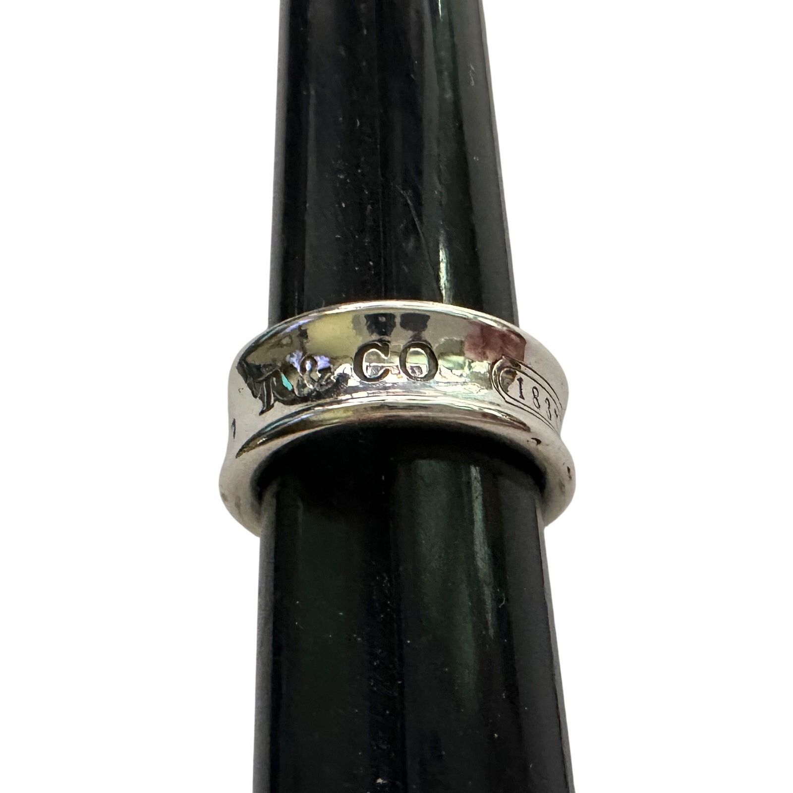 Tiffany & Co. Tiffany & Co Thick 1837 Sterling Silver Ring - Size 5 Size ONE SIZE - 11 Thumbnail