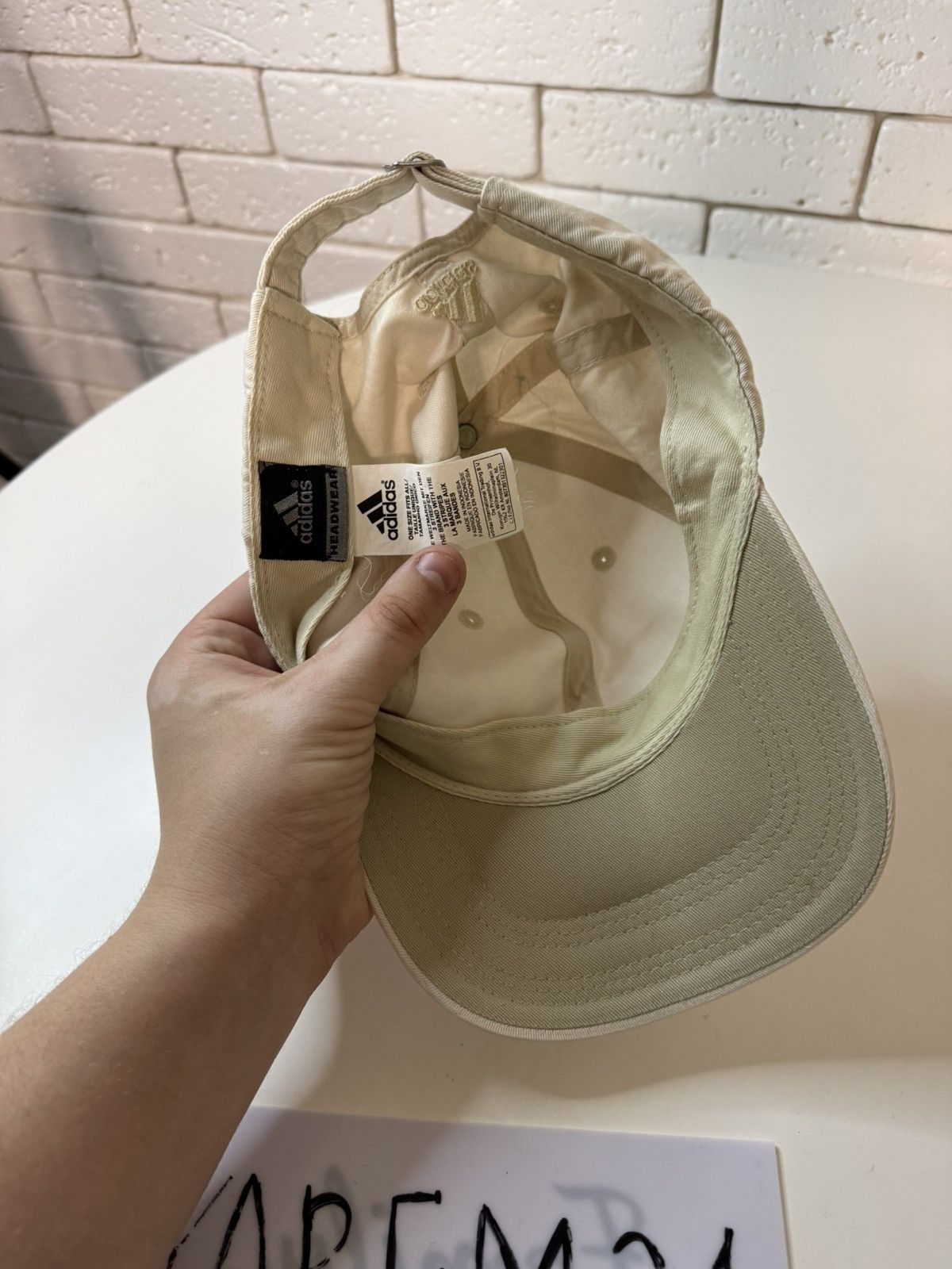 Vintage Adidas vintage cap hat Size ONE SIZE - 4 Thumbnail