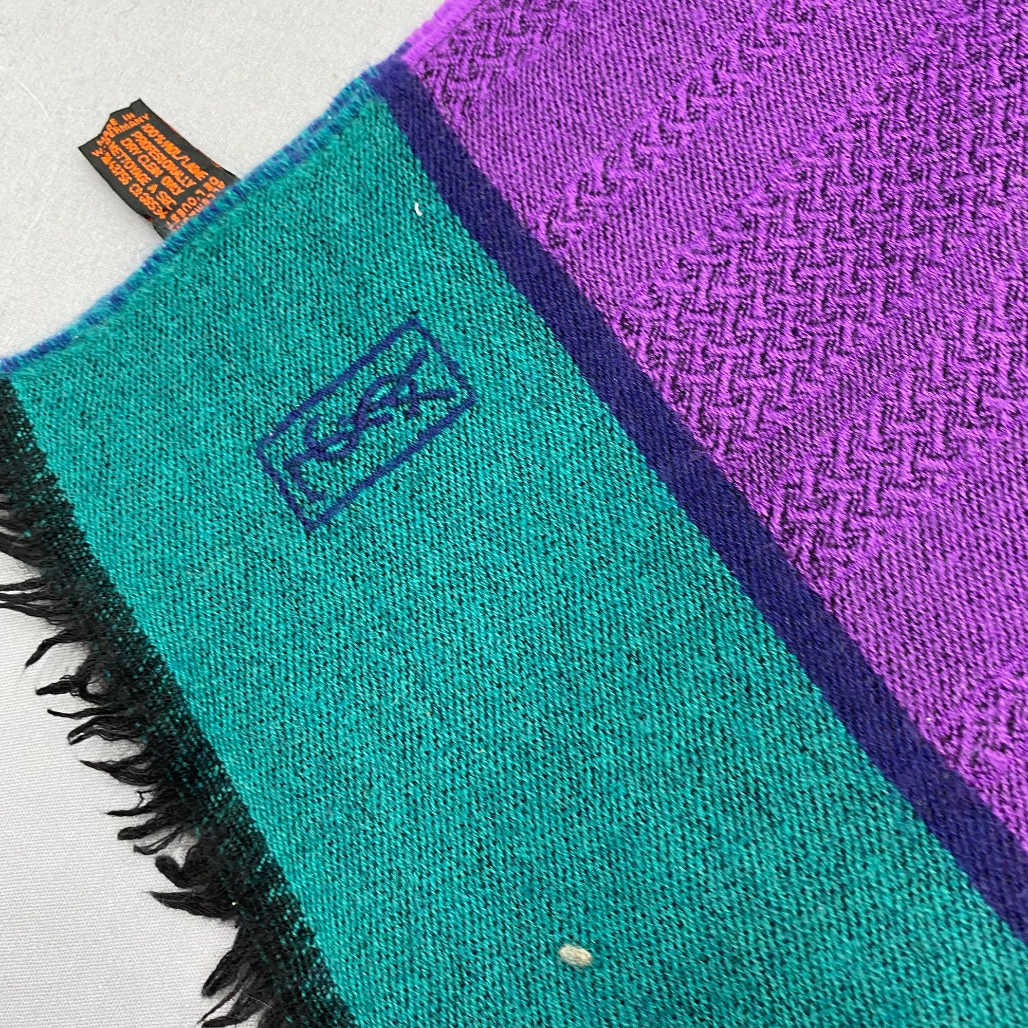 Yves Saint Laurent Vintage Yves Saint Laurent Scarf Muffler YSL Wool Scarves Size ONE SIZE - 5 Thumbnail