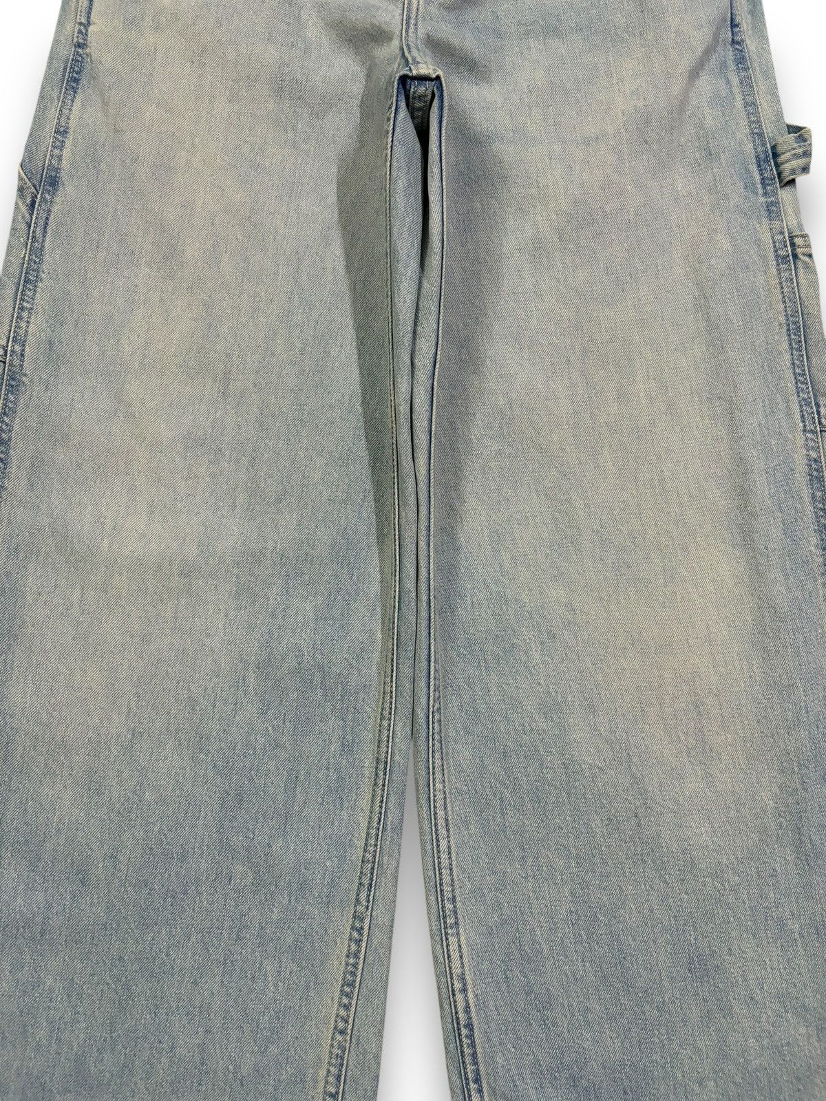 JW Anderson × Uniqlo Vintage JW Anderson x Uniqlo Blue Wash Baggy Carpenter Jeans Size US 30 / EU 46 - 5 Thumbnail