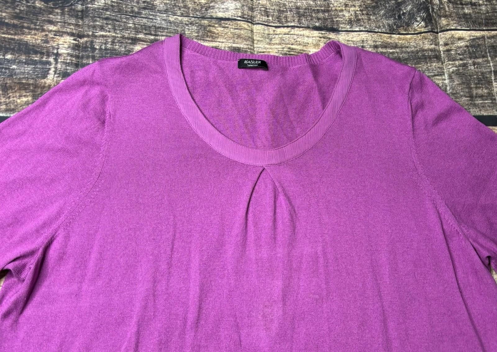 Ben Baller Basler Selection Top Womens 50 US L Silk Cashmere Germany Size L / US 10 / IT 46 - 5 Thumbnail