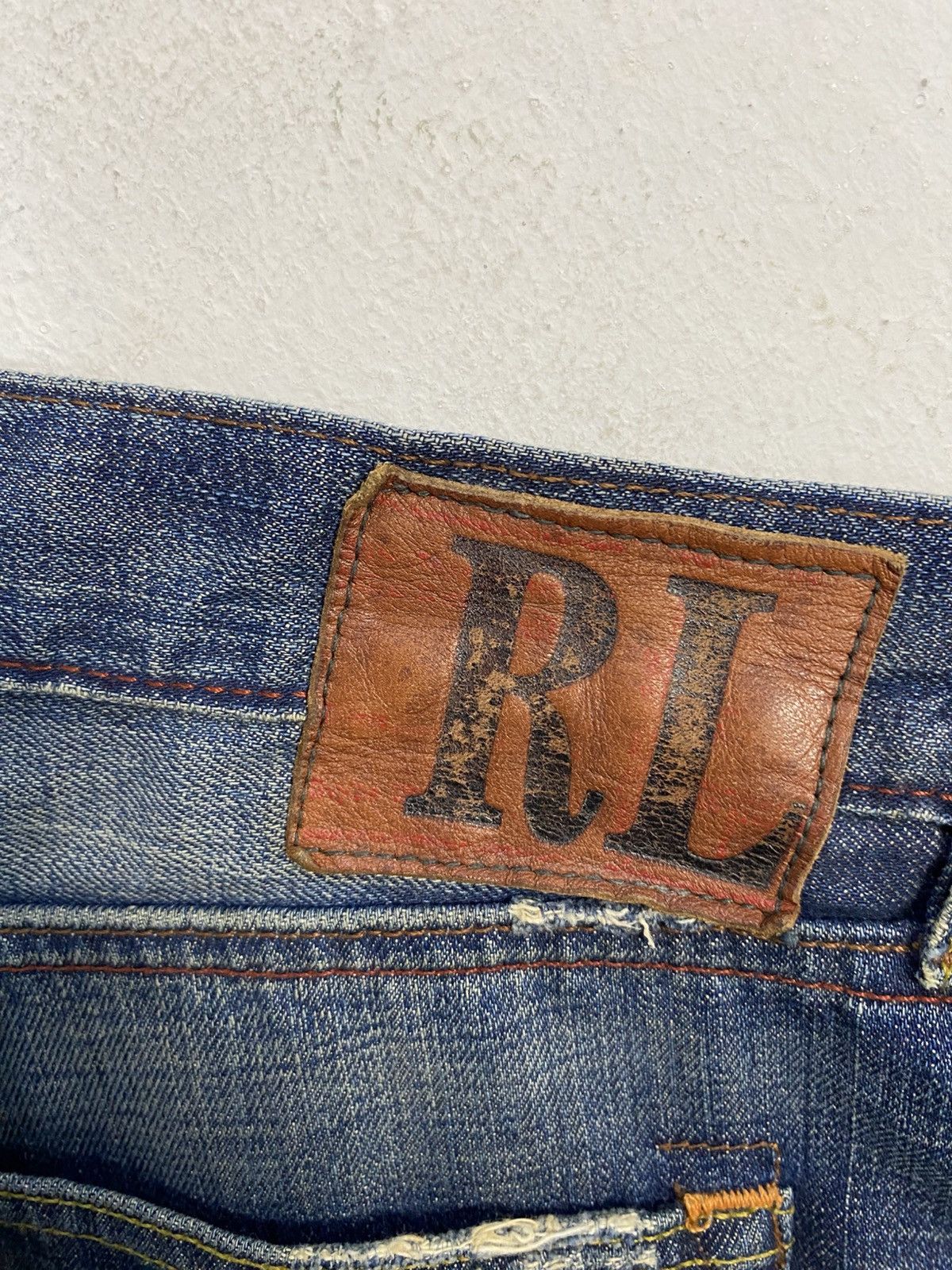 Ralph Lauren Ralph Lauren Distressed Denim Jeans Paint Splatter Size 39 Size US 39 - 8 Thumbnail