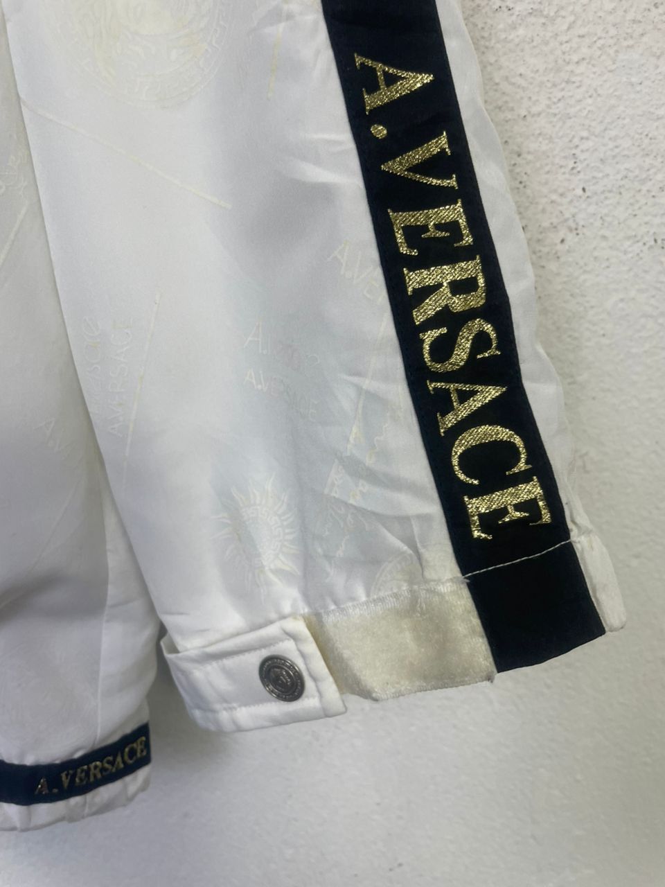 Designer × Versace × Vintage A.Versace Vintage White Jacket Size US M / EU 48-50 / 2 - 6 Thumbnail