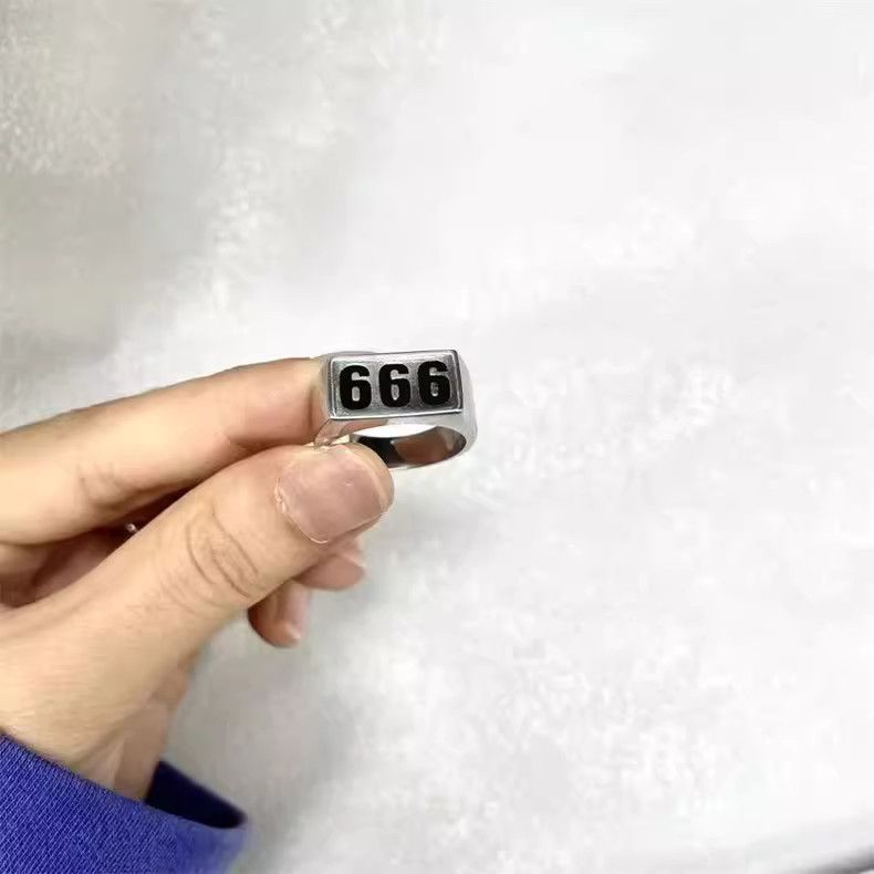VIBE Chrome Silver Ring Vintage Rings🔥🔥🔥 Size ONE SIZE - 3 Thumbnail
