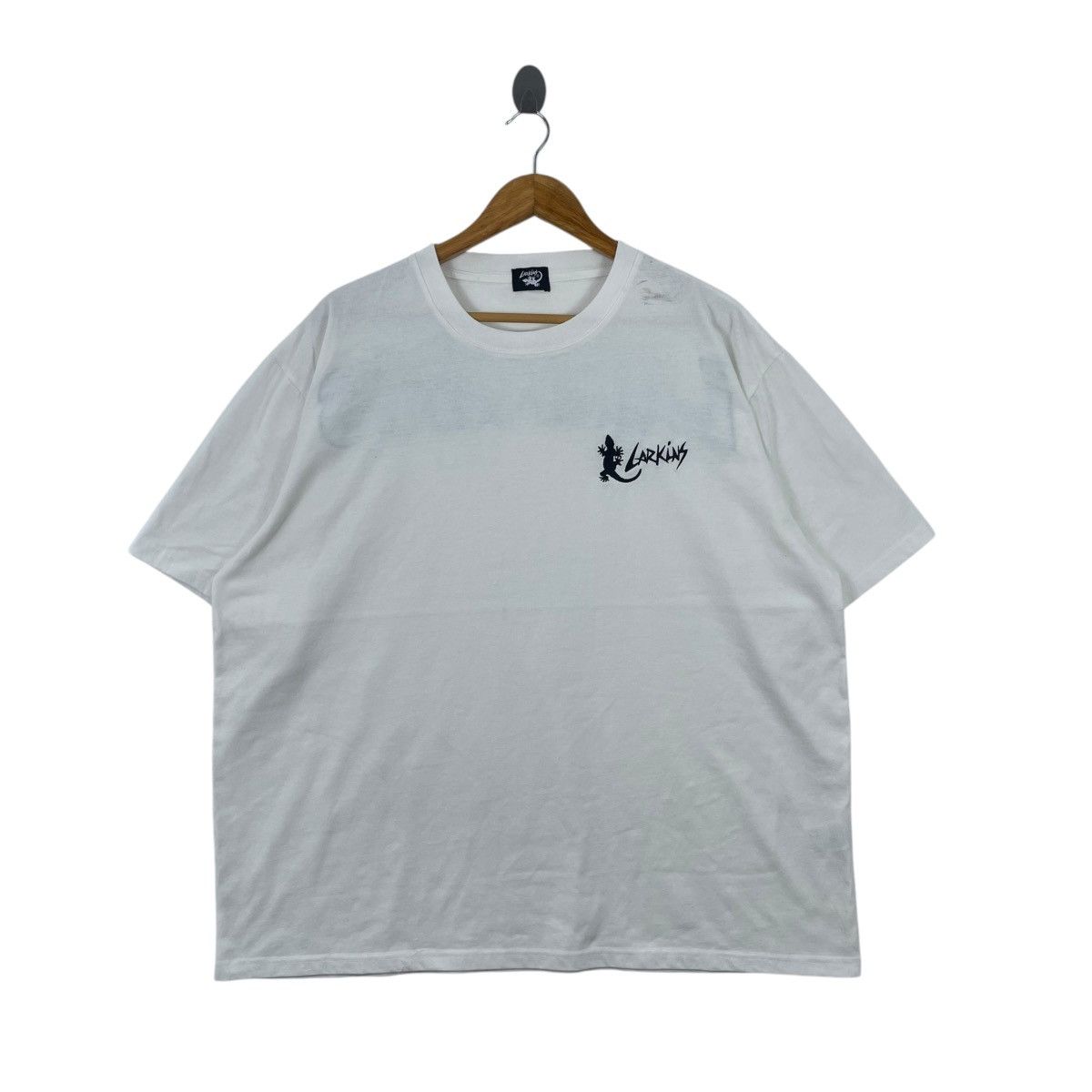 Japanese Brand LARKiNS Paisley Embroider White Tshirt Size US XXL / EU 58 / 5 - 3 Thumbnail
