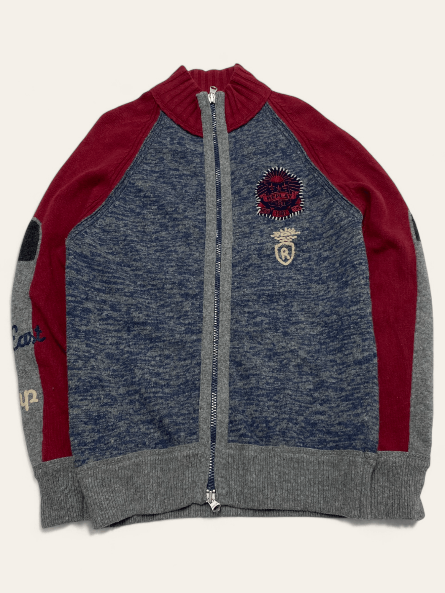 Replay Vintage REPLAY Grey Track Zip Warm Size US M / EU 48-50 / 2 - 1 Thumbnail