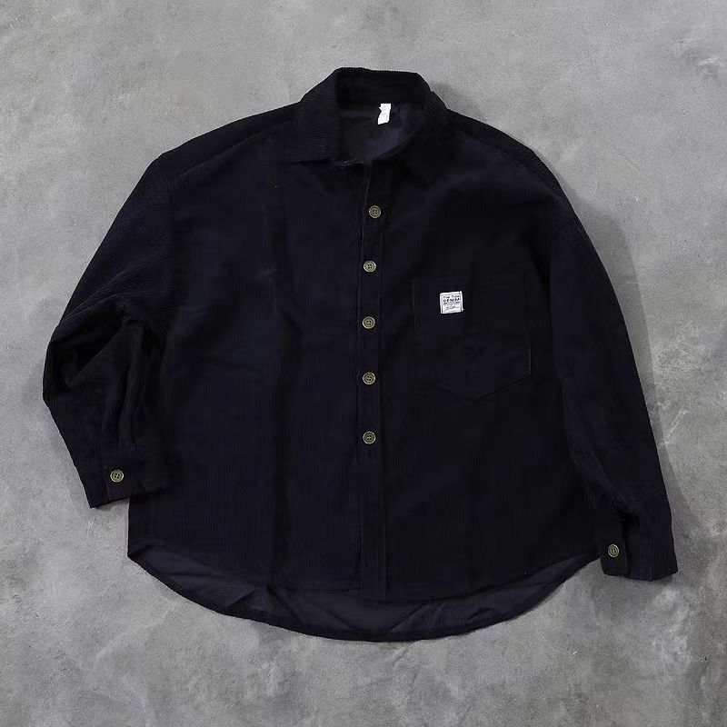 Street Vintage Corduroy Loose Casual Jacket Coat