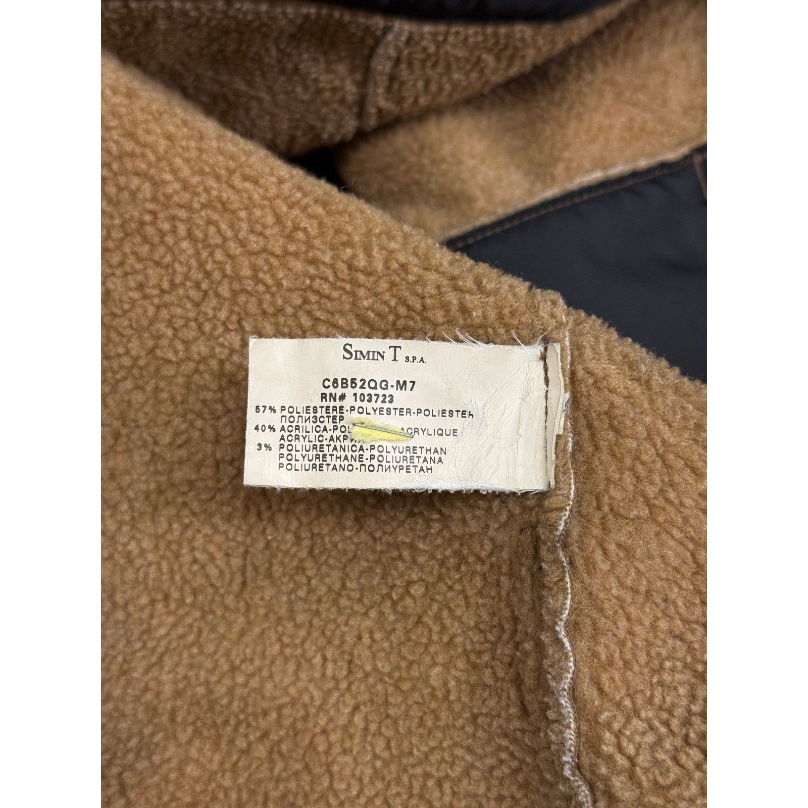 Giorgio Armani 2000s Armani faded faux shearling jacket Size US M / EU 48-50 / 2 - 6 Thumbnail
