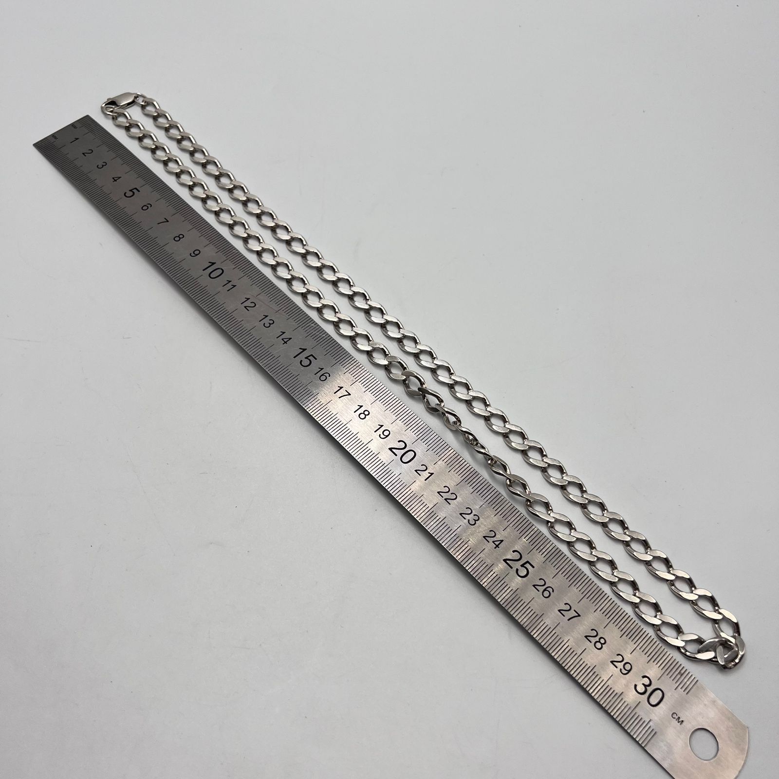 Sterling Silver Vintage Sterling Silver 925 Chain Necklace silver 38.84g Size ONE SIZE - 7 Thumbnail