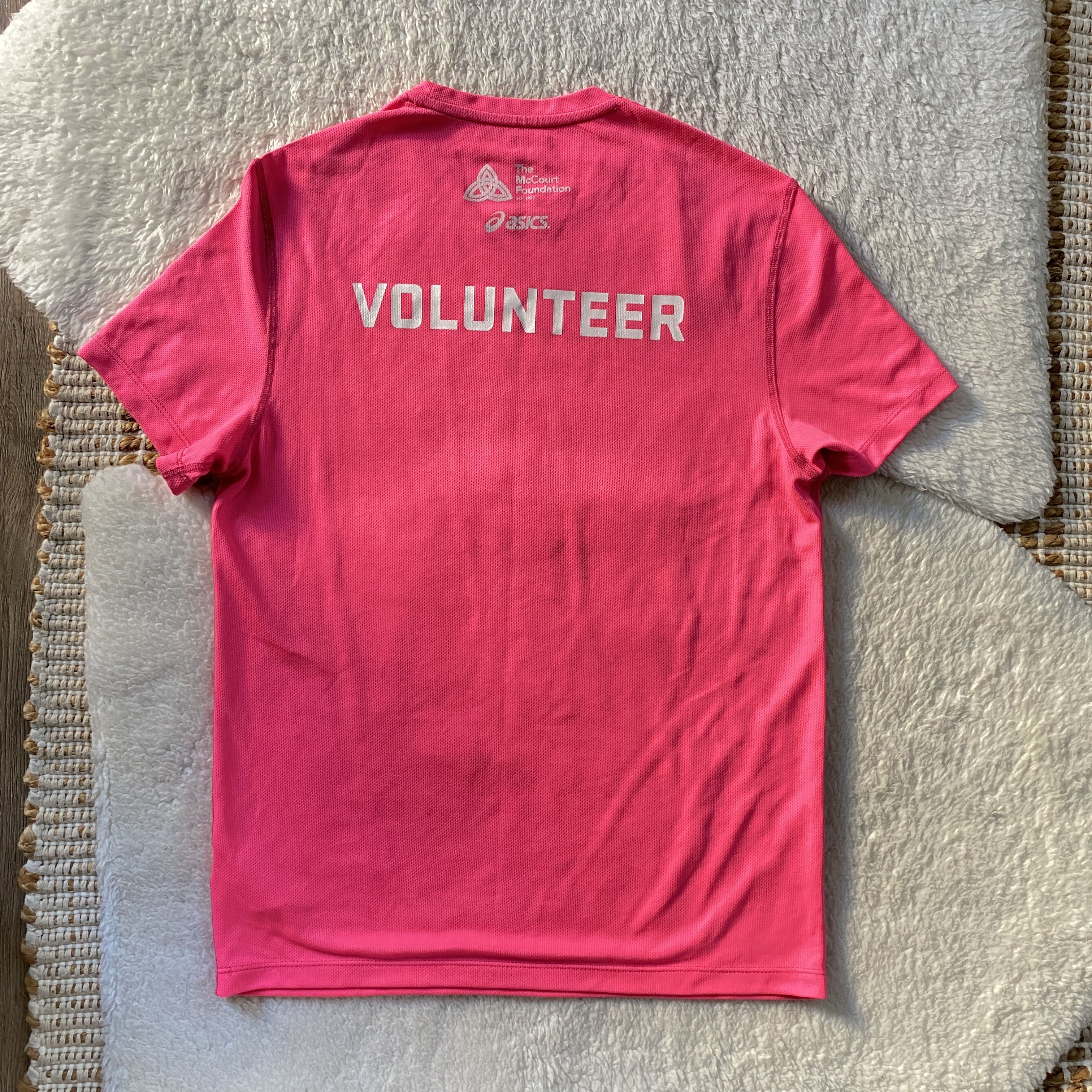 Asics ASICS Los Angeles Marathon Neon Pink Technical T-Shirt Size S / US 4 / IT 40 - 4 Thumbnail