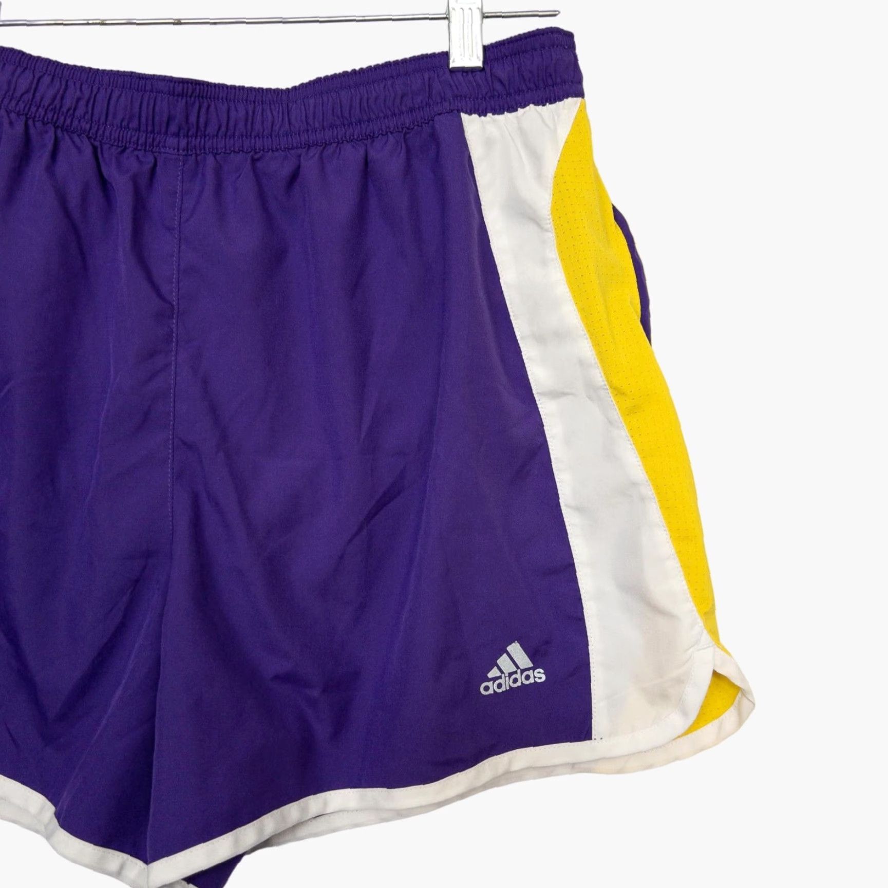Adidas Adidas Performance Pace Running Shorts Purple Lined Drawstring Womens Large L Size 36" / US 14 / IT 50 - 5 Thumbnail