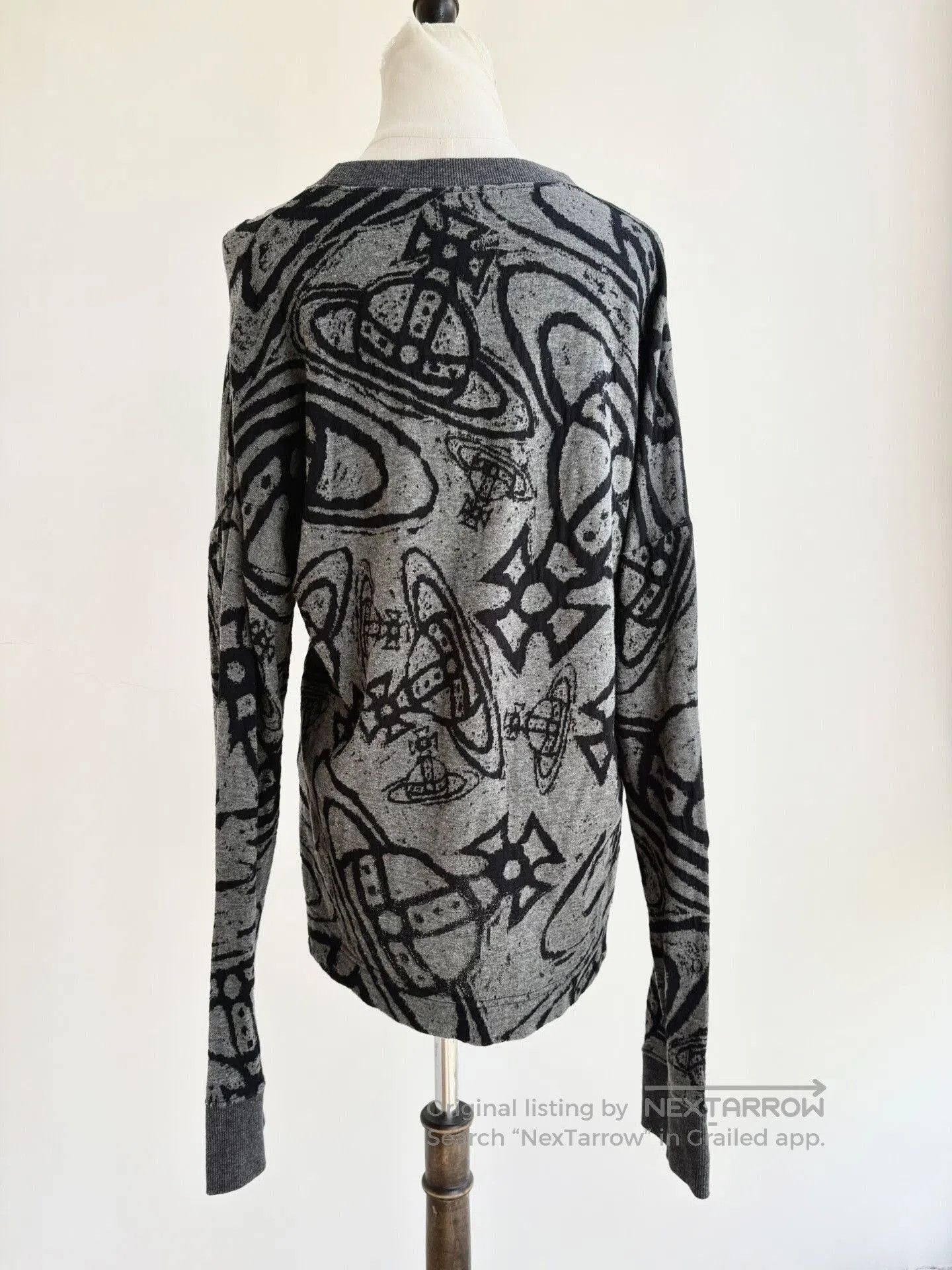 Vivienne Westwood Vivienne Westwood Saturn Print Knit Top. Size M / US 6-8 / IT 42-44 - 3 Thumbnail
