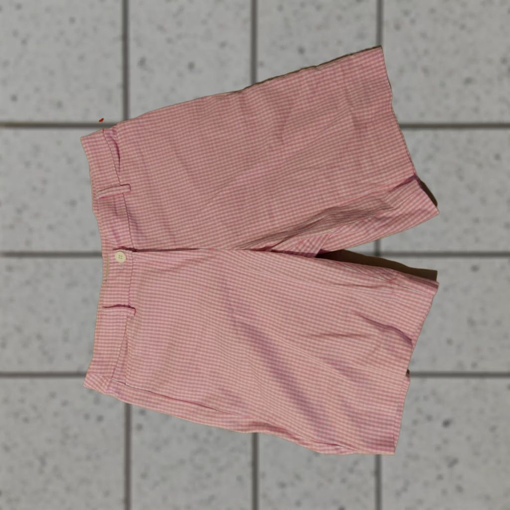 Talbots Womens Talbots Khaki Shorts Petite Pink Cotton Chino Zip Size 34" / US 12 / IT 48 - 1 Thumbnail