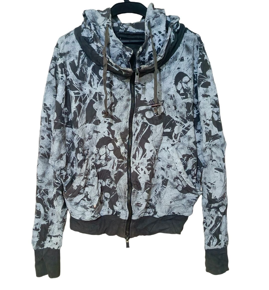 14th Addiction HEAVEN & EARTH Skull Abstrak Zip Hoodie Size US L / EU 52-54 / 3 - 7 Thumbnail