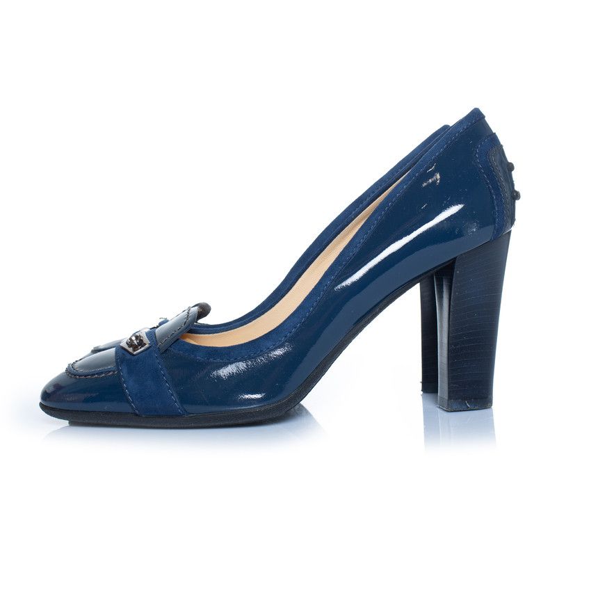 Tod's Tod’s, patent leather loafer pump Size US 8.5 / IT 38.5 - 3 Thumbnail
