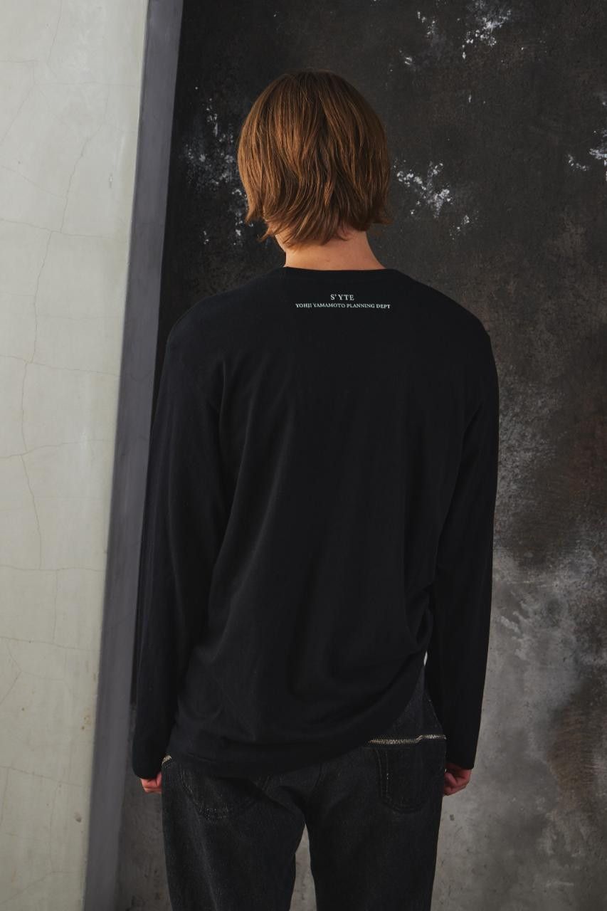 Yohji Yamamoto S'YTE "Abstract Face" Graphic Print Long Sleeve Tee Size US M / EU 48-50 / 2 - 2 Thumbnail