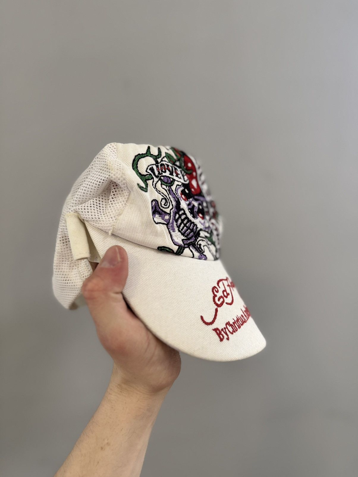 Ed Hardy × Vintage Ed Hardy Cap White Size ONE SIZE - 2 Thumbnail