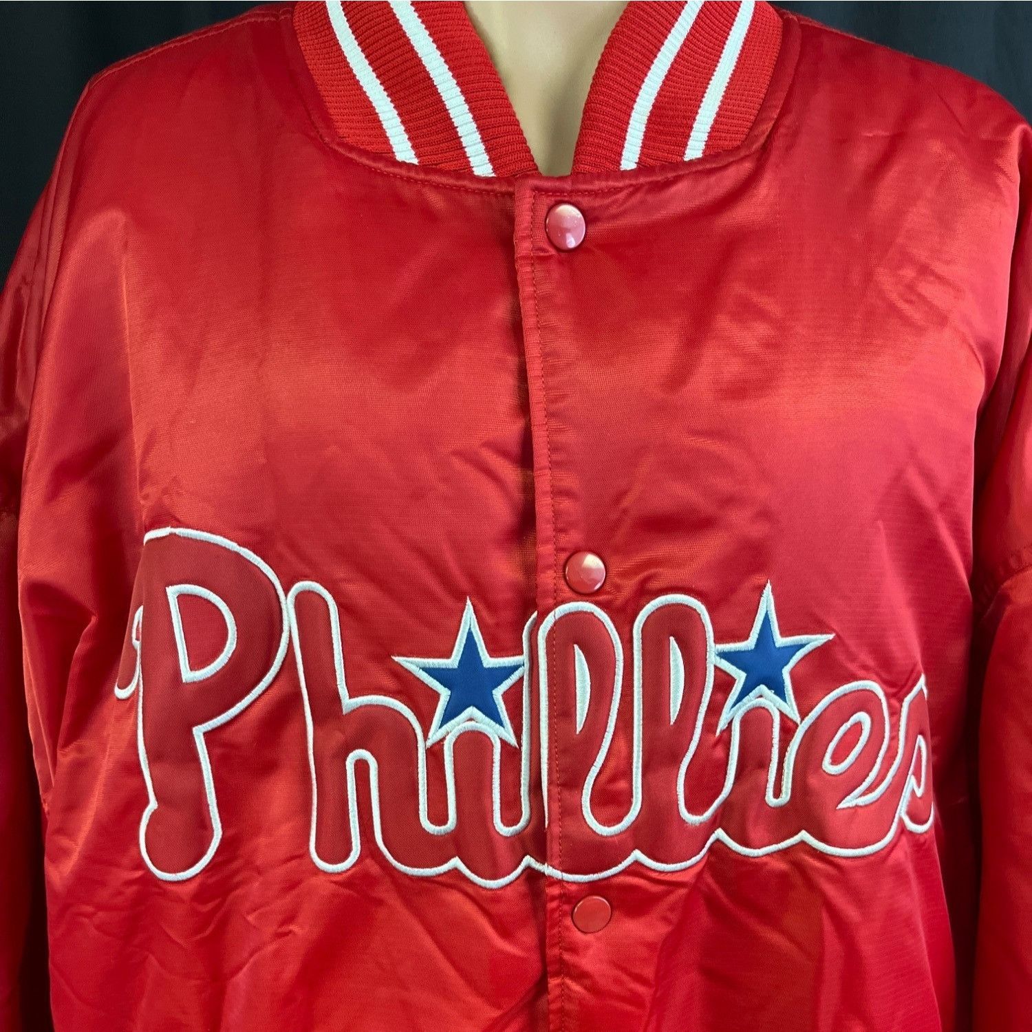 Majestic Majestic Men's Red MLB Phillies Team Coat/Jacket Sz 4X SKU 4 Size US XXL / EU 58 / 5 - 3 Thumbnail