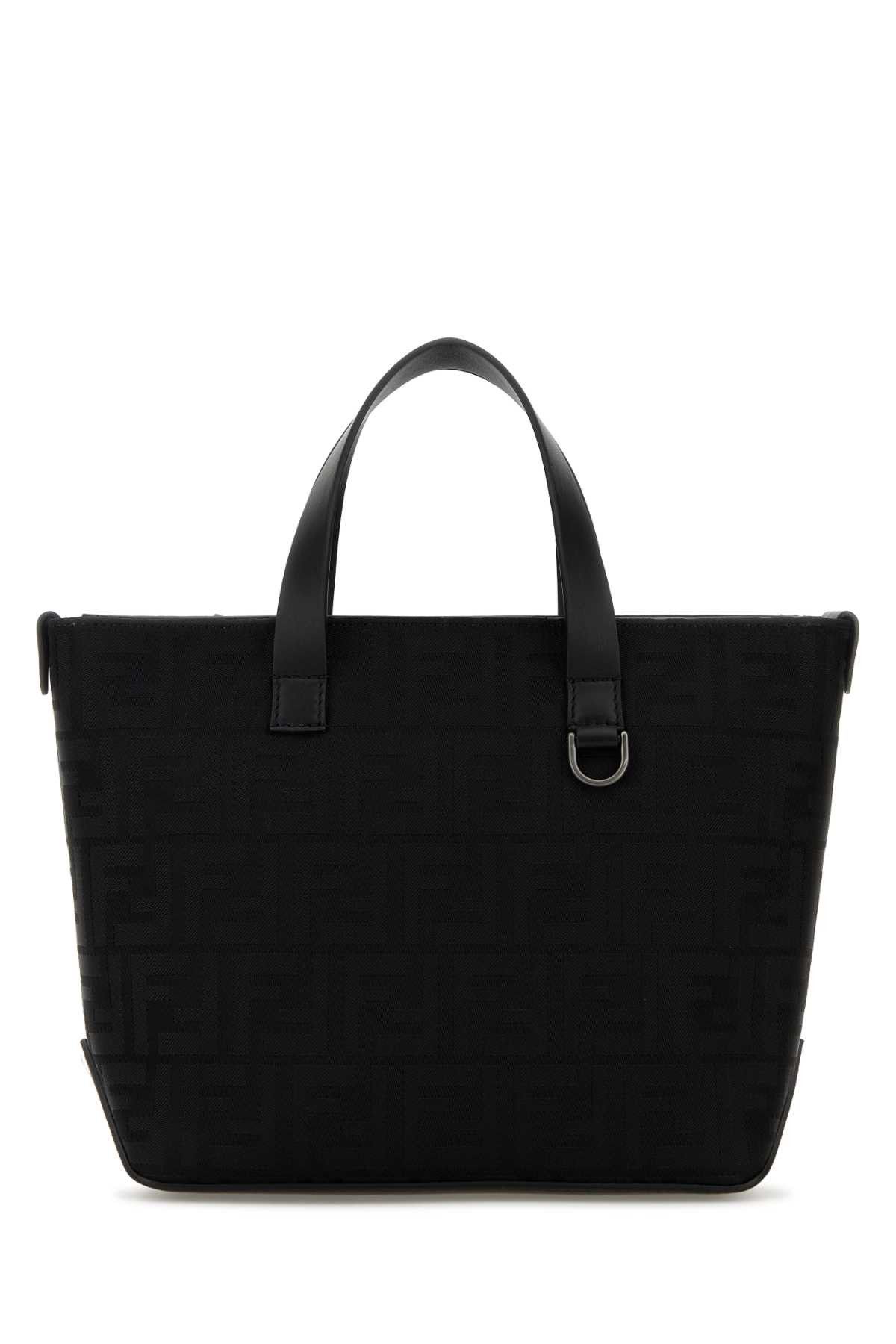 Fendi Black Canvas Handbag Size ONE SIZE - 1 Thumbnail