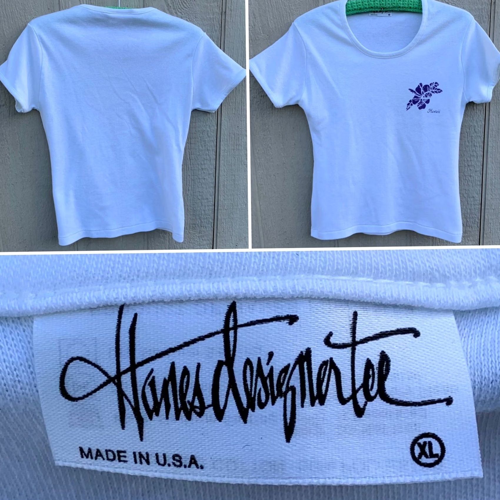 Hanes VINTAGE Hanes Hawaii t shirt womens ladies XL made in USA 80s tee Size XL / US 12-14 / IT 48-50 - 3 Thumbnail