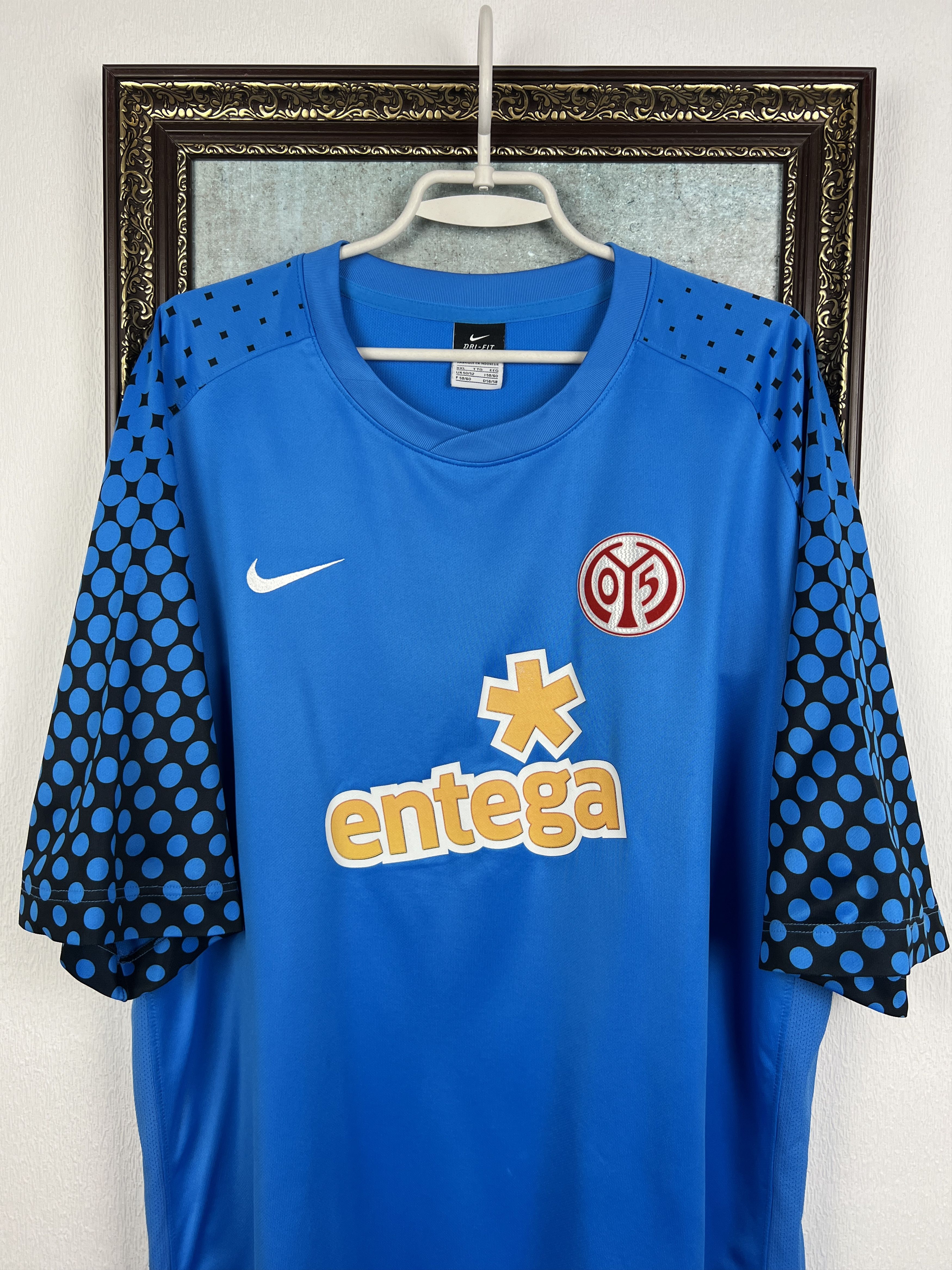 Nike Mainz 05 Goalkeeper football shirt 2010 Soccer Jersey Trikot Size US XXL / EU 58 / 5 - 2 Thumbnail