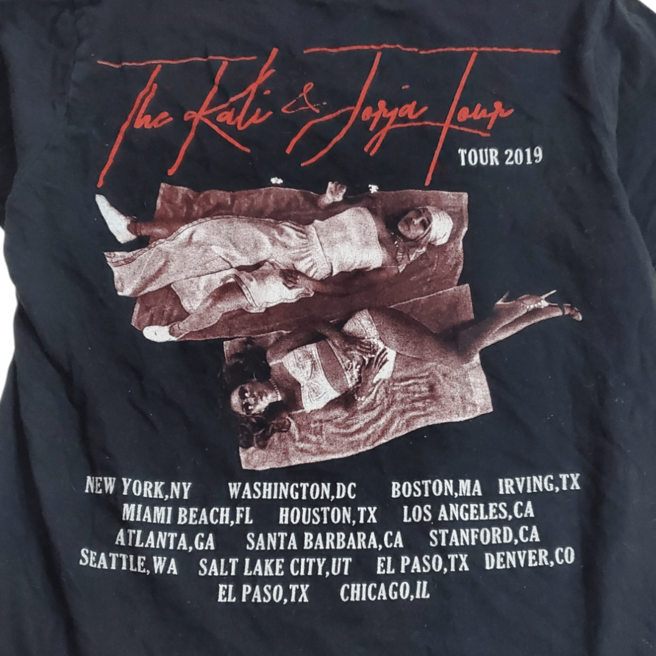 Band Tees × Vintage 2019 Kali Uchis & Jorja Jones Tour T-Shirt Size S / US 4 / IT 40 - 5 Thumbnail