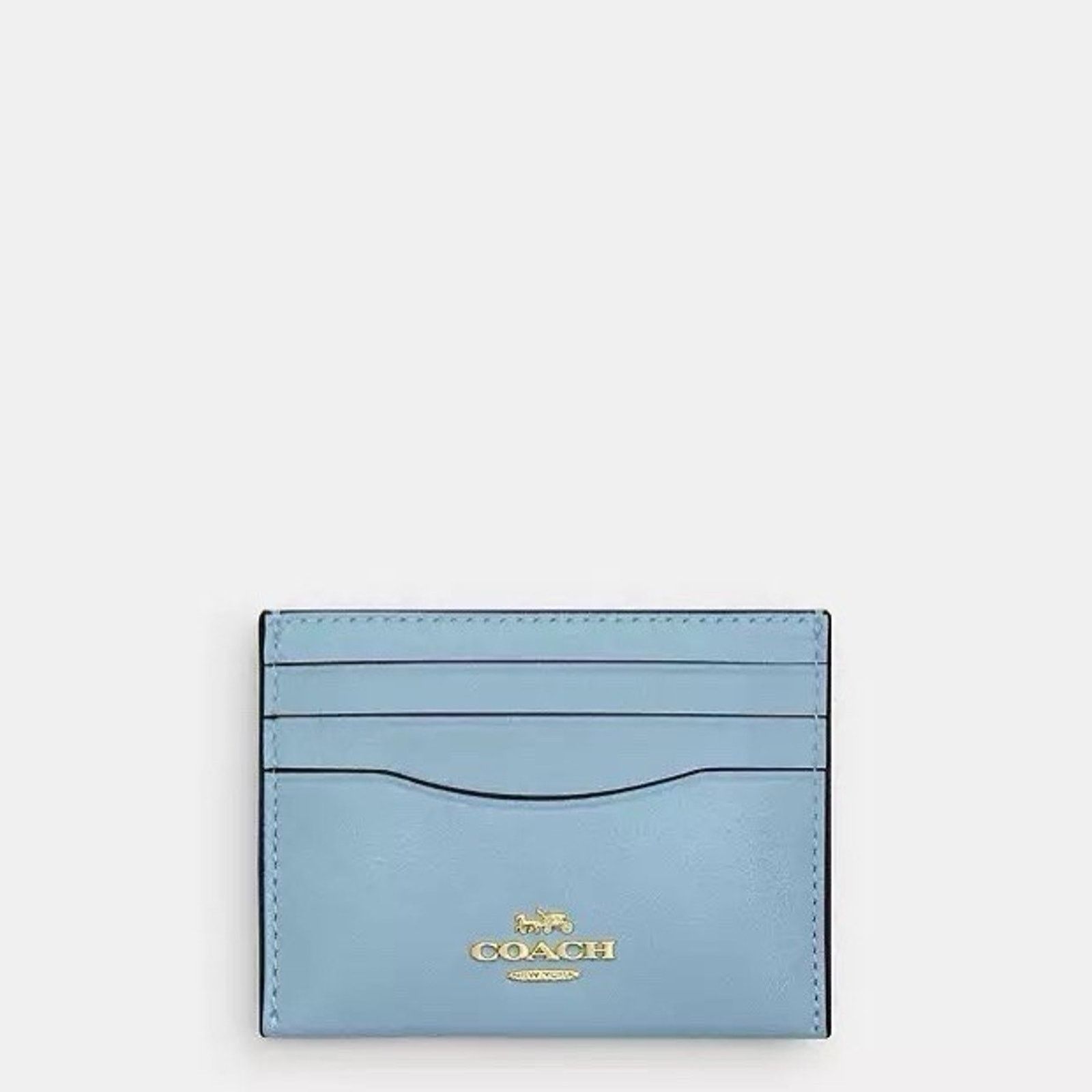 Coach NWT Coach Slim Id Card Case Powder Blue CBL81 Size ONE SIZE - 3 Thumbnail