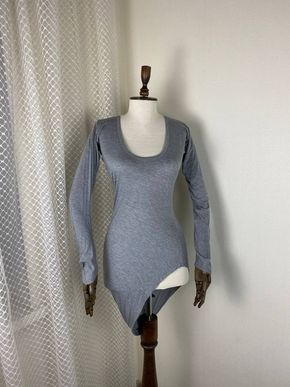 Maison Margiela Blank Tag F/W 2005 Assymetrical L/S dress
