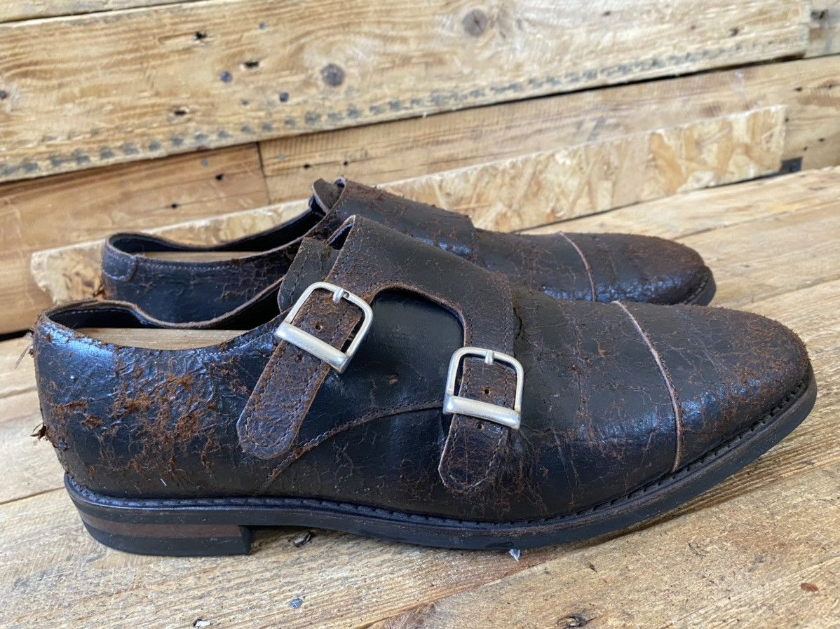 Allen Edmonds Allen edmond distressed double monk leather shoes sz10.5D Size US 10.5 / EU 43-44 - 10 Thumbnail