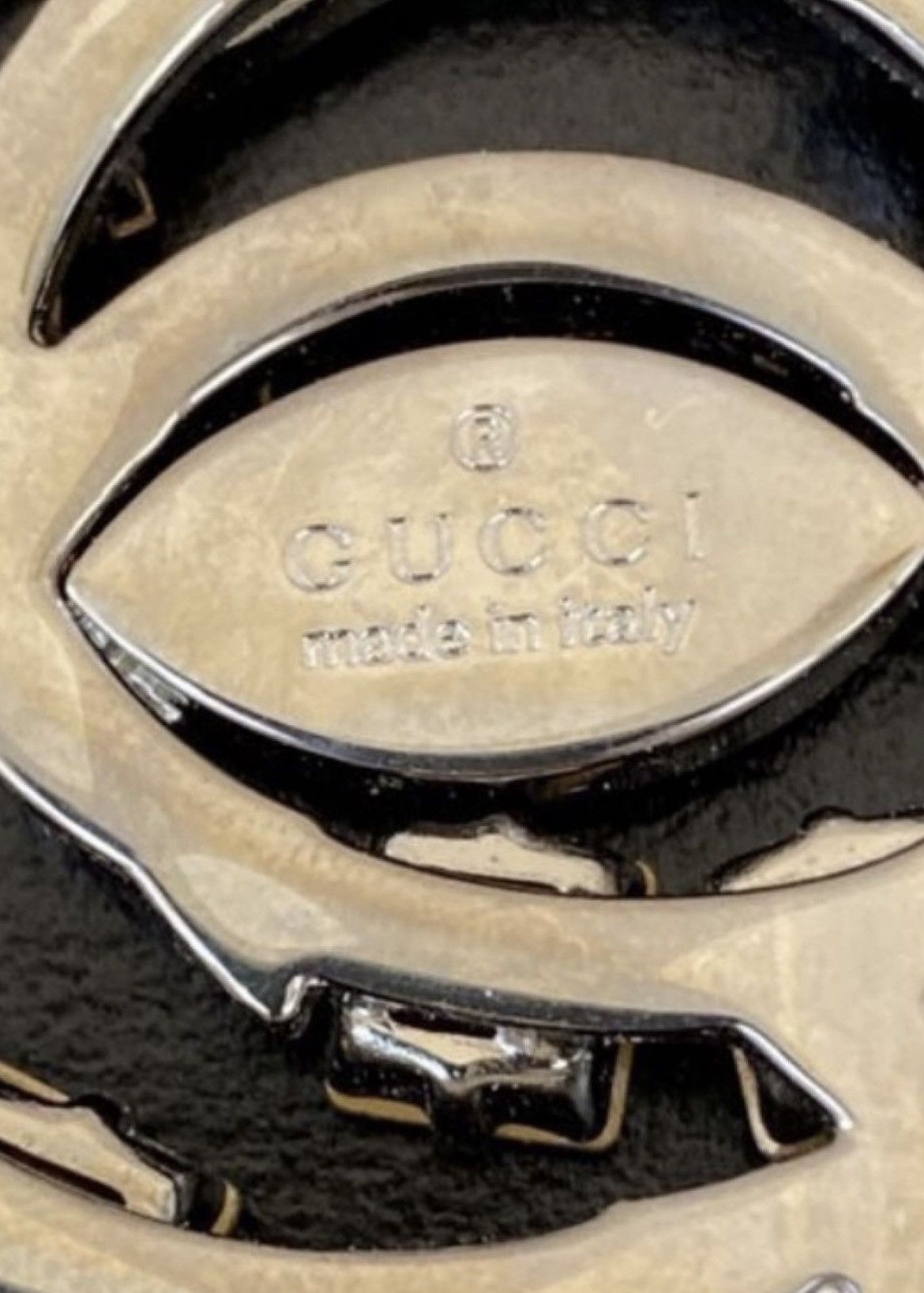 Gucci limited Edition Gucci Rhodium GG Played Crystal brooch Size ONE SIZE - 7 Thumbnail