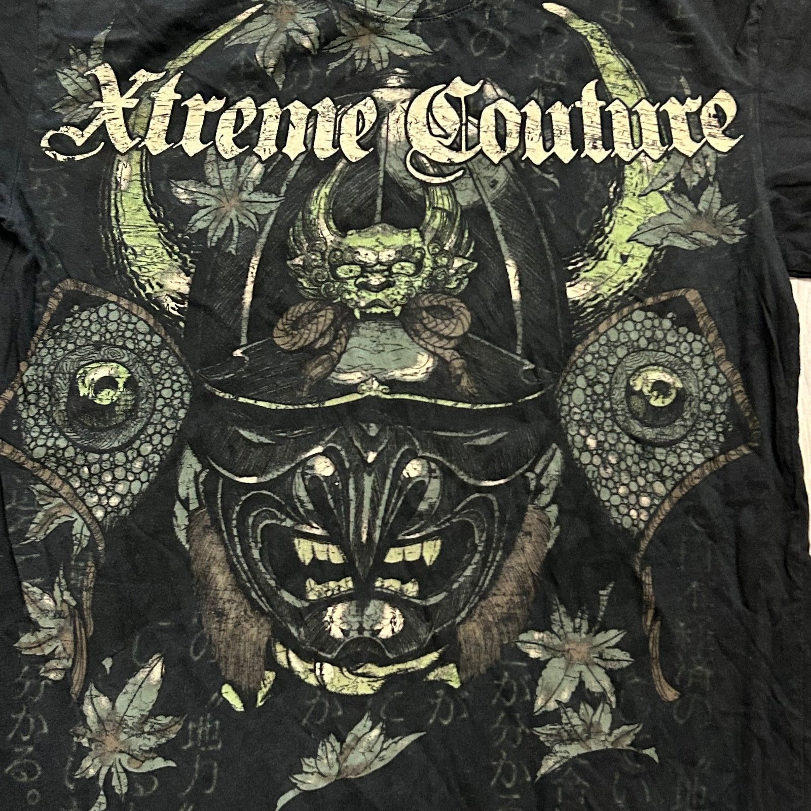 Affliction Xtreme Couture Black Demon Skull Street Urban Grunge Y2K Tee Size US L / EU 52-54 / 3 - 2 Thumbnail
