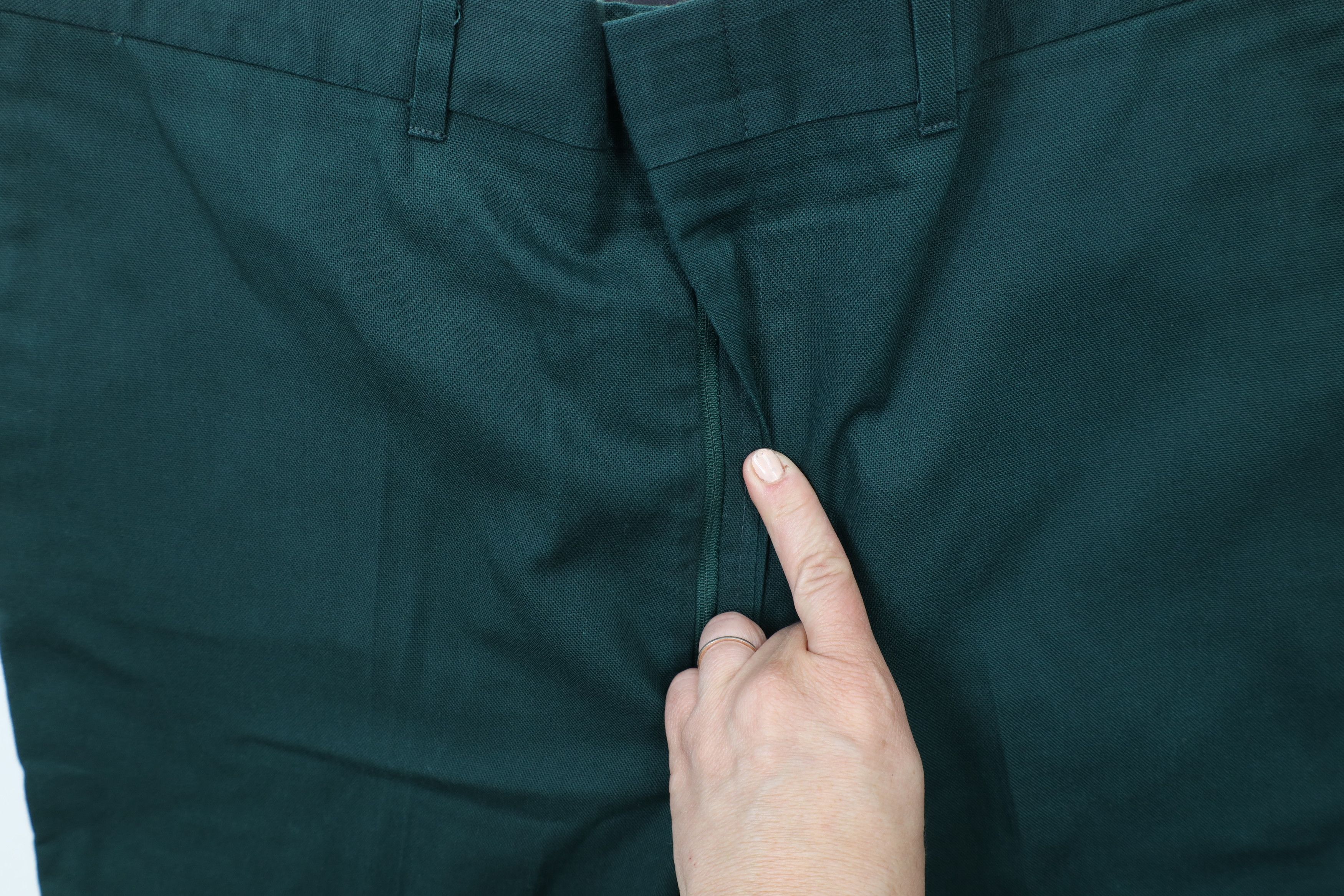 Vintage Vintage 90s Streetwear Knit Wide Leg Chino Pants Green USA Size US 36 / EU 52 - 6 Thumbnail