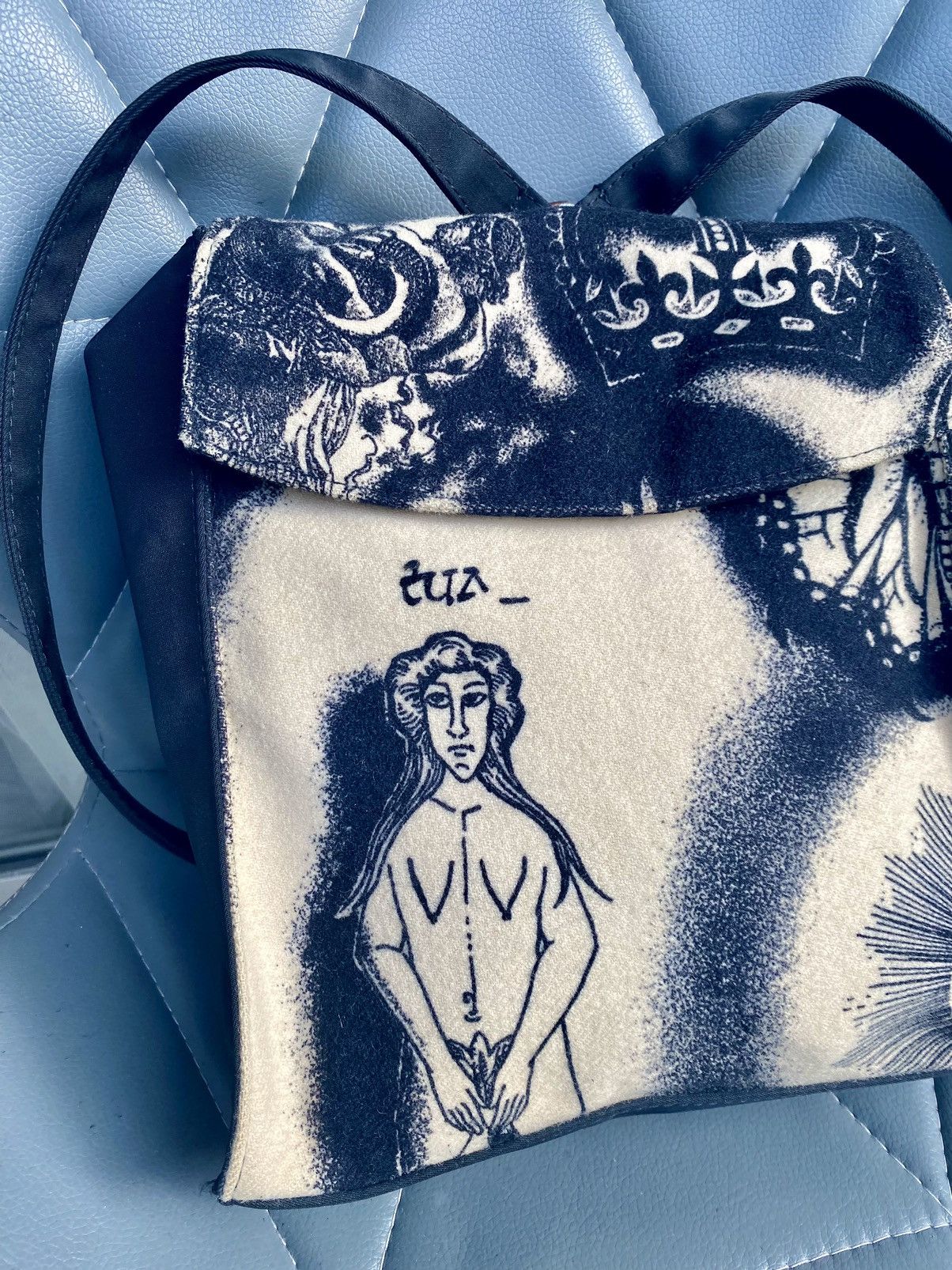 Jean Paul Gaultier 🔥Sick🔥Very Rare vintage Junior Gaultier Printed Bagpack Size ONE SIZE - 3 Thumbnail