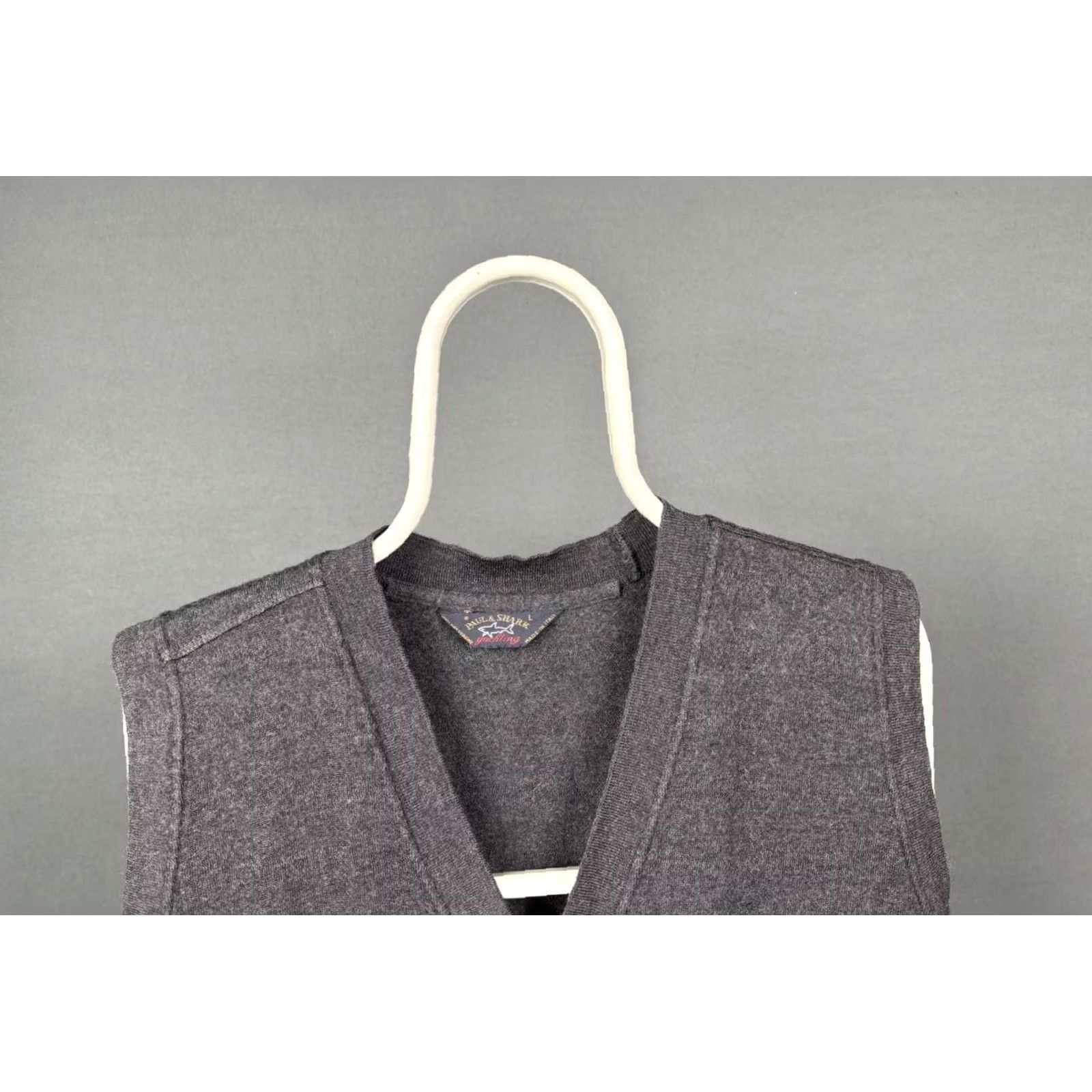 Paul & Shark Paul & Shark Wool Sweater Cardigan Knit Size L Gray Shirt Mens Size US L / EU 52-54 / 3 - 3 Thumbnail
