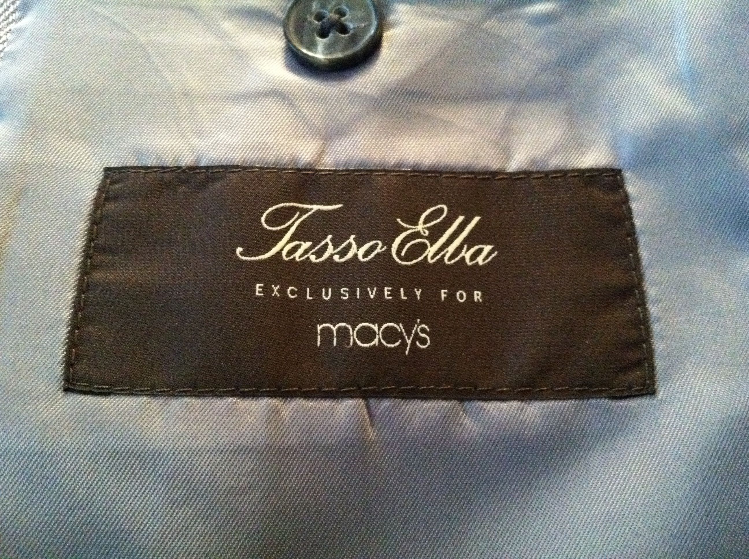 Tasso Elba TASSO ELBA MENS NEW 62%LINEN 38%VISCOSE SPORT JACKET 40S Size 40S - 5 Thumbnail