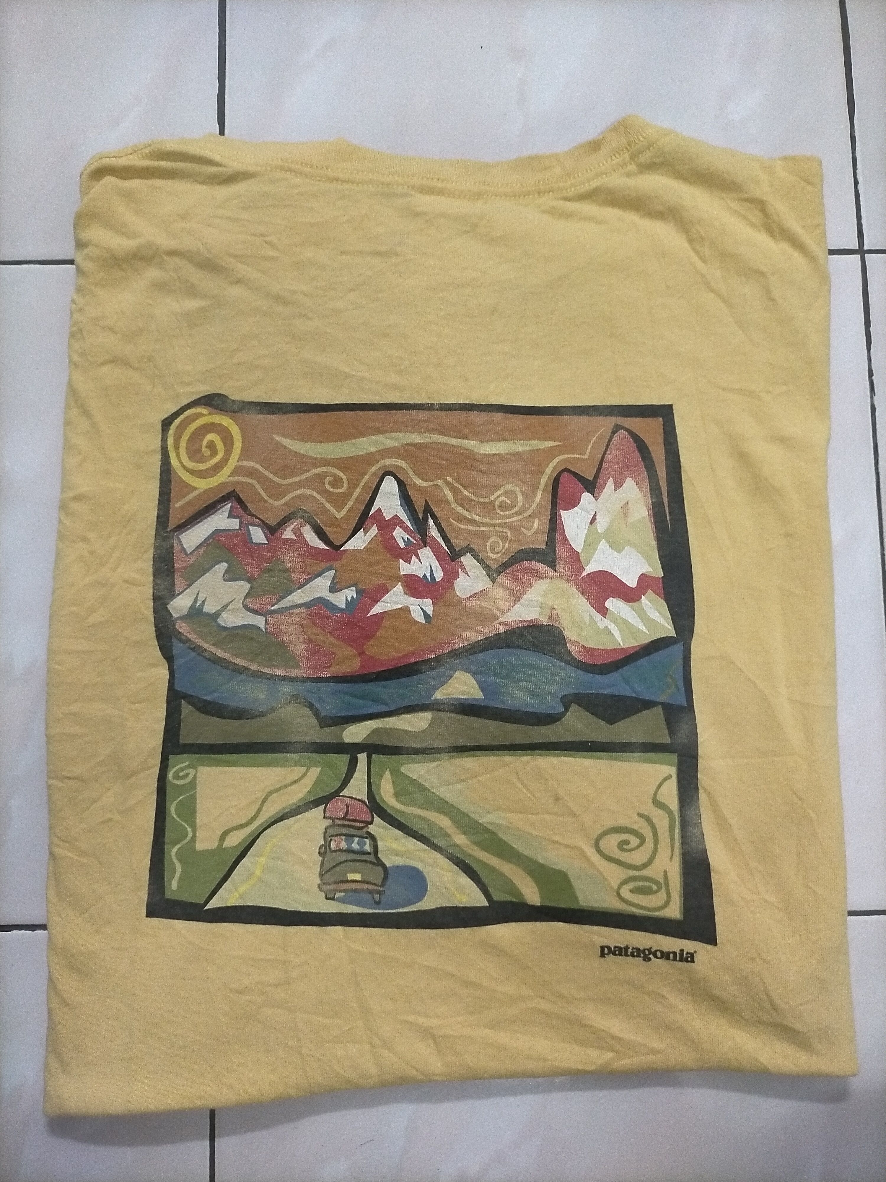 Patagonia × Vintage Vintage Patagonia 90s Tshirt Size US XXL / EU 58 / 5 - 1 Thumbnail