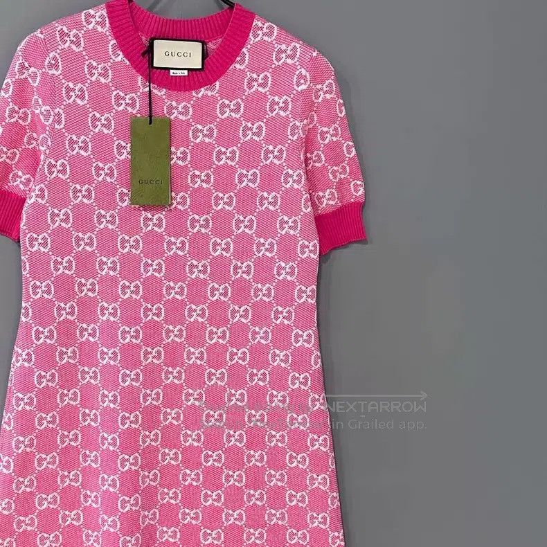 Gucci Gucci Pink old flower dress Size S / US 4 / IT 40 - 2 Thumbnail