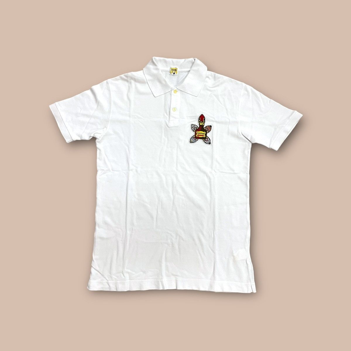 Bape Bape Teriyaki Boyz White Polo Size US L / EU 52-54 / 3 - 1 Thumbnail